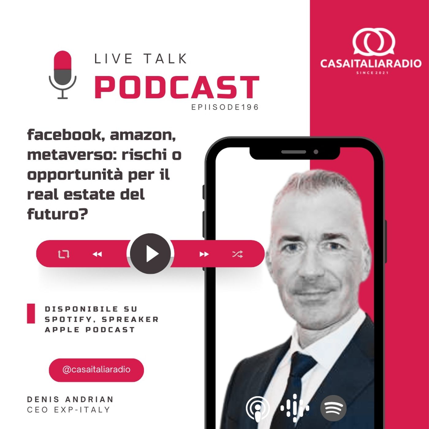 BM - Puntata N. 196 - Facebook, amazon, metaverso- rischi o opportunità per il real estate del futuro episode artwork