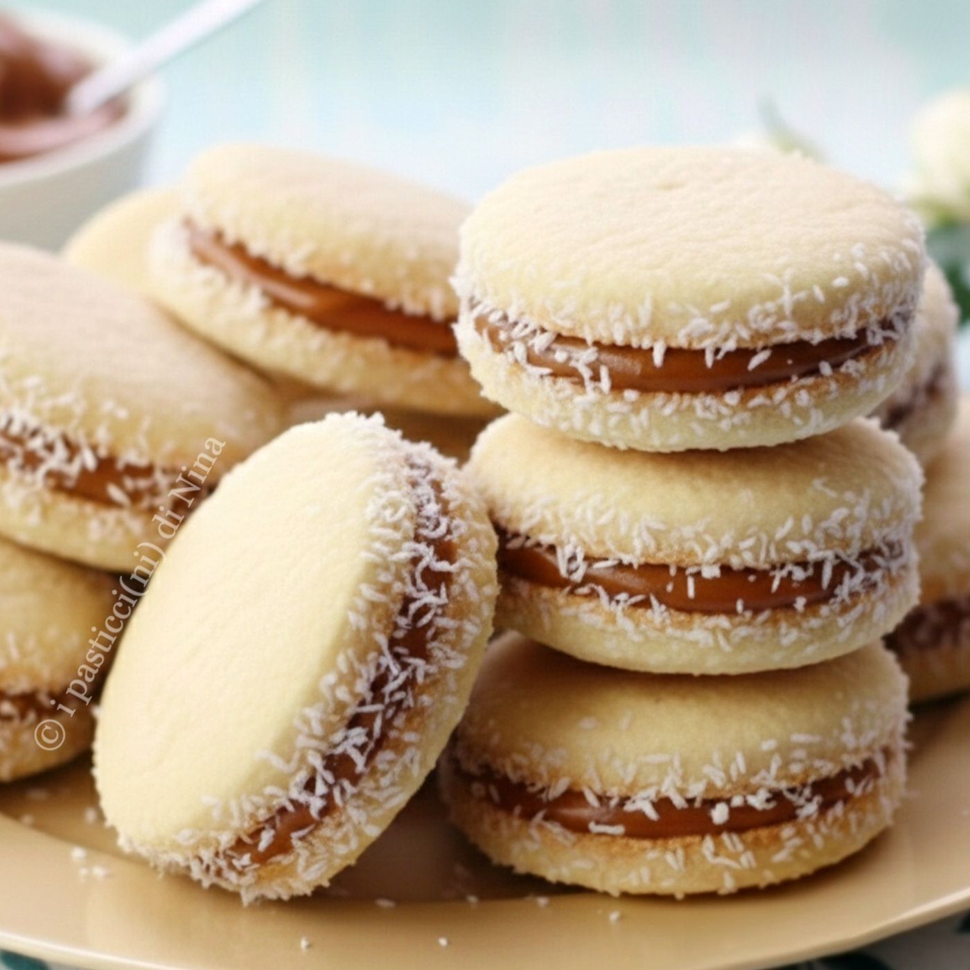 ALFAJORES DE MAIZENA AL DULCE DE LECHE