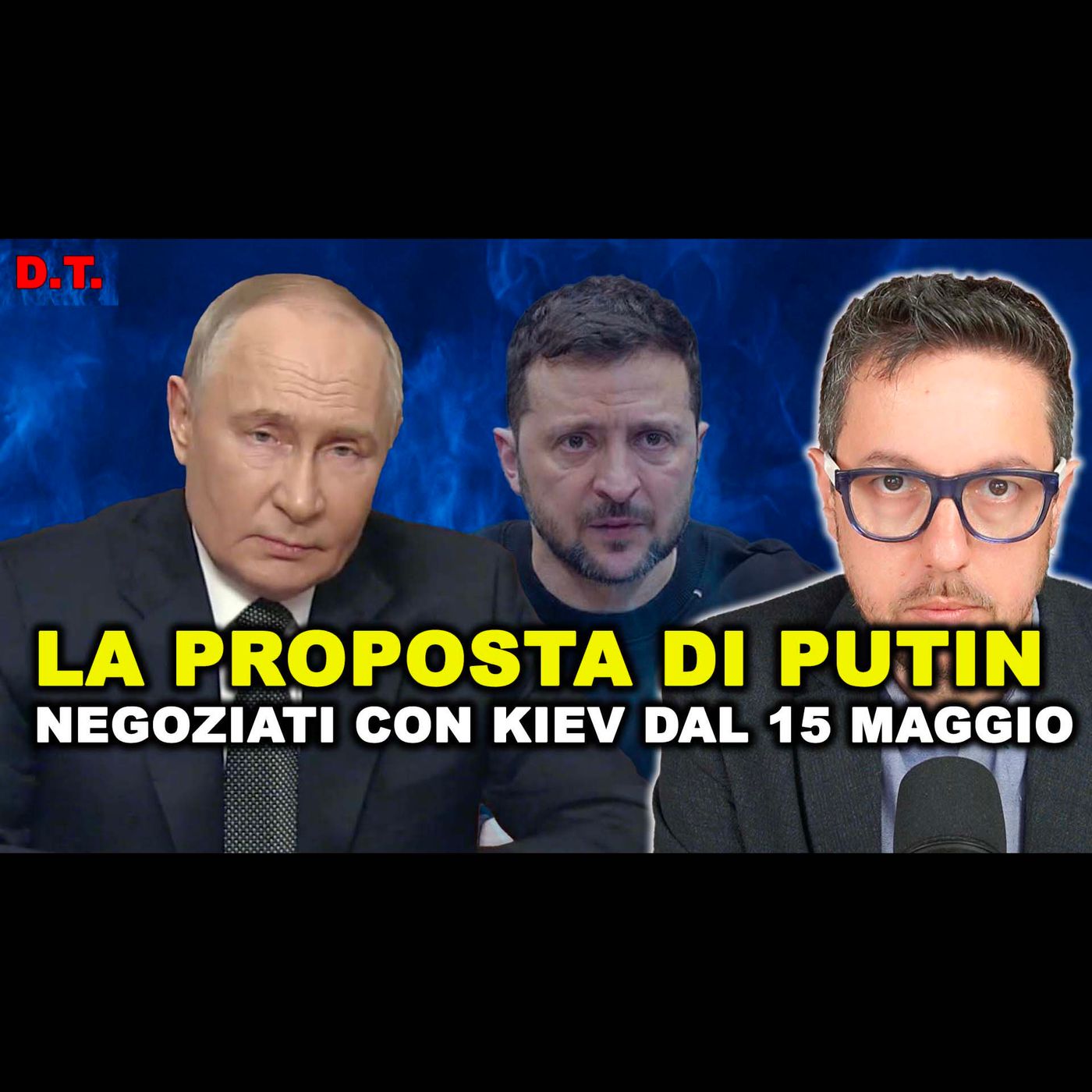 PUTIN PROPONE NEGOZIATI DIRETTI CON KIEV il 15 maggio