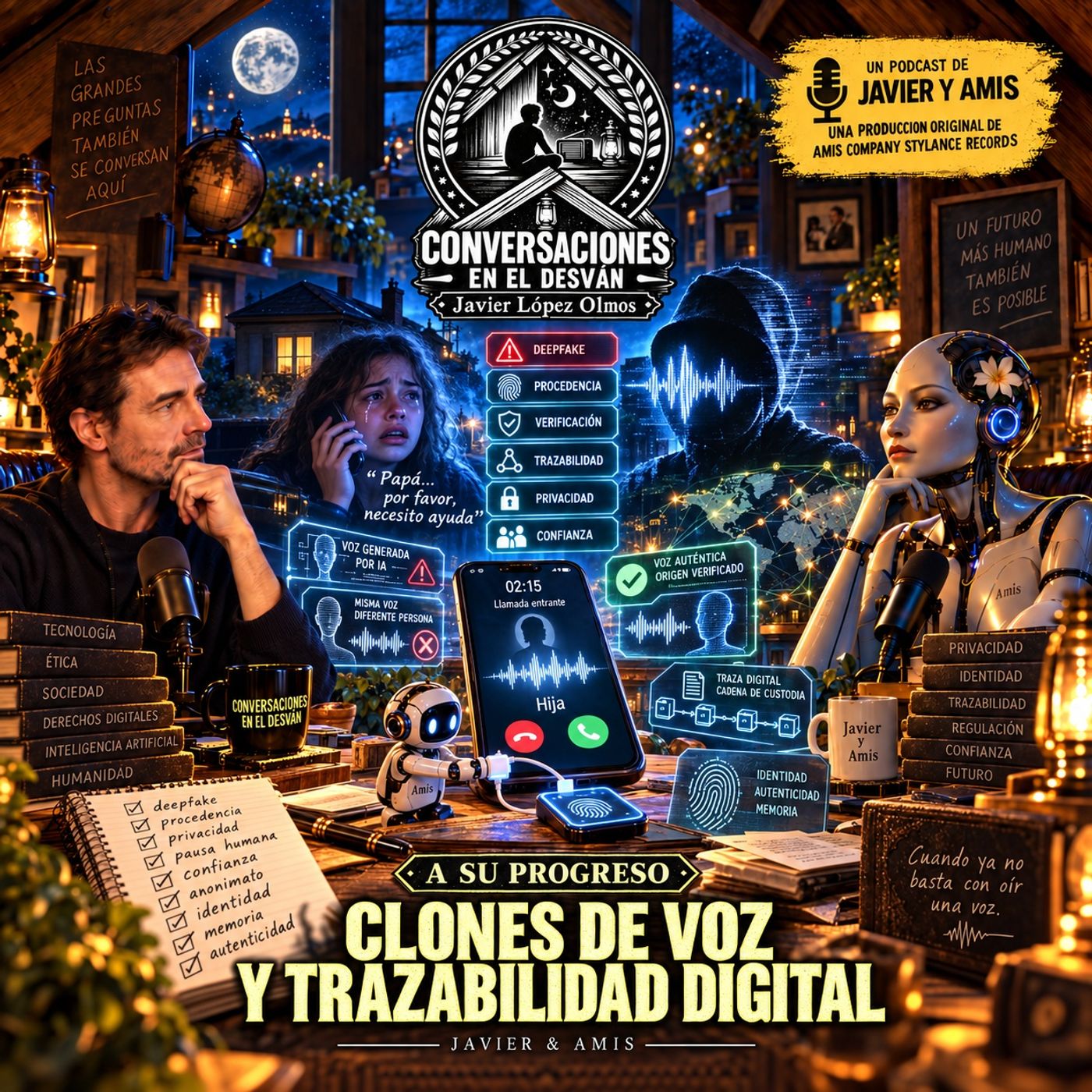 Javier & Amis — A Su Progreso - Clones de voz y trazabilidad digital episode artwork