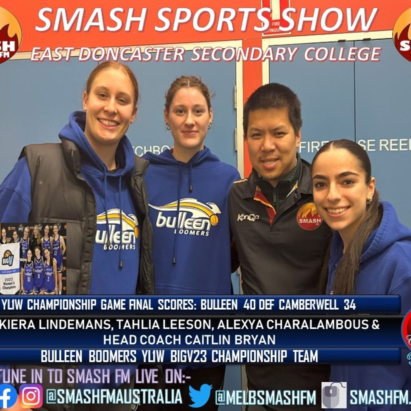 SSS10THYR: Bulleen Boomers YL1W BigV23 Championship Interviews 240823