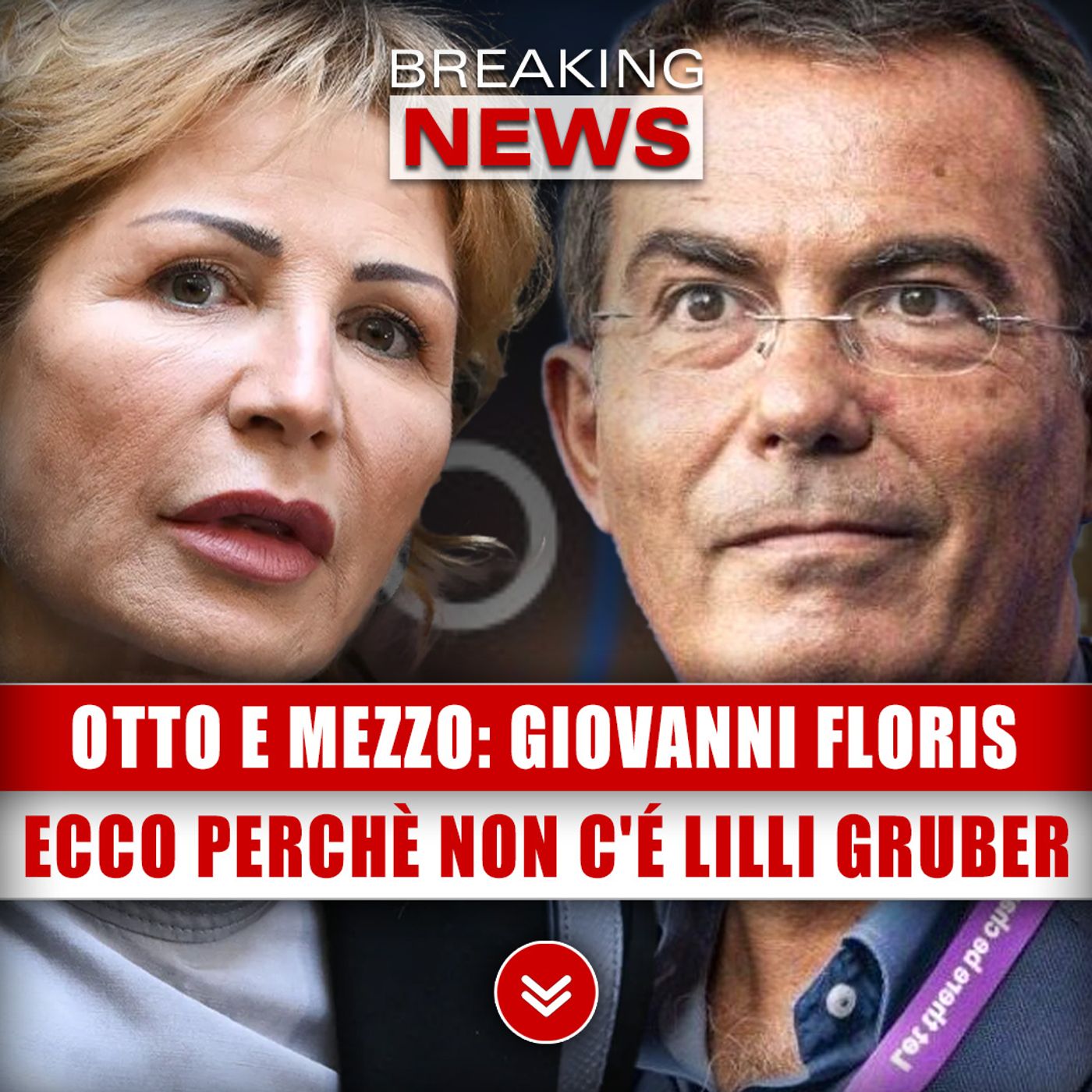 Otto E Mezzo, Giovanni Floris: Ecco Perchè Non C'é Lilli Gruber!