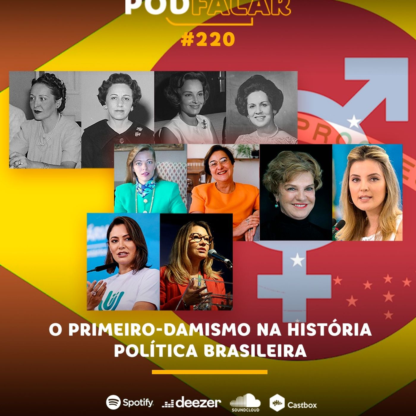 PodFalar #220 | O primeiro-damismo na história política brasileira episode artwork