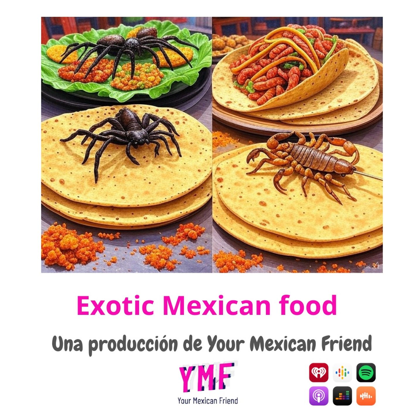 Exotic mexican food