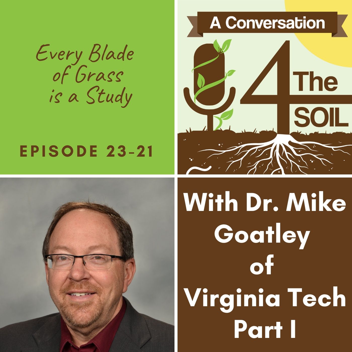 Episode 23 - 21: Every Blade of Grass is a Study with Dr. Mike Goatley of Virginia Tech Part I