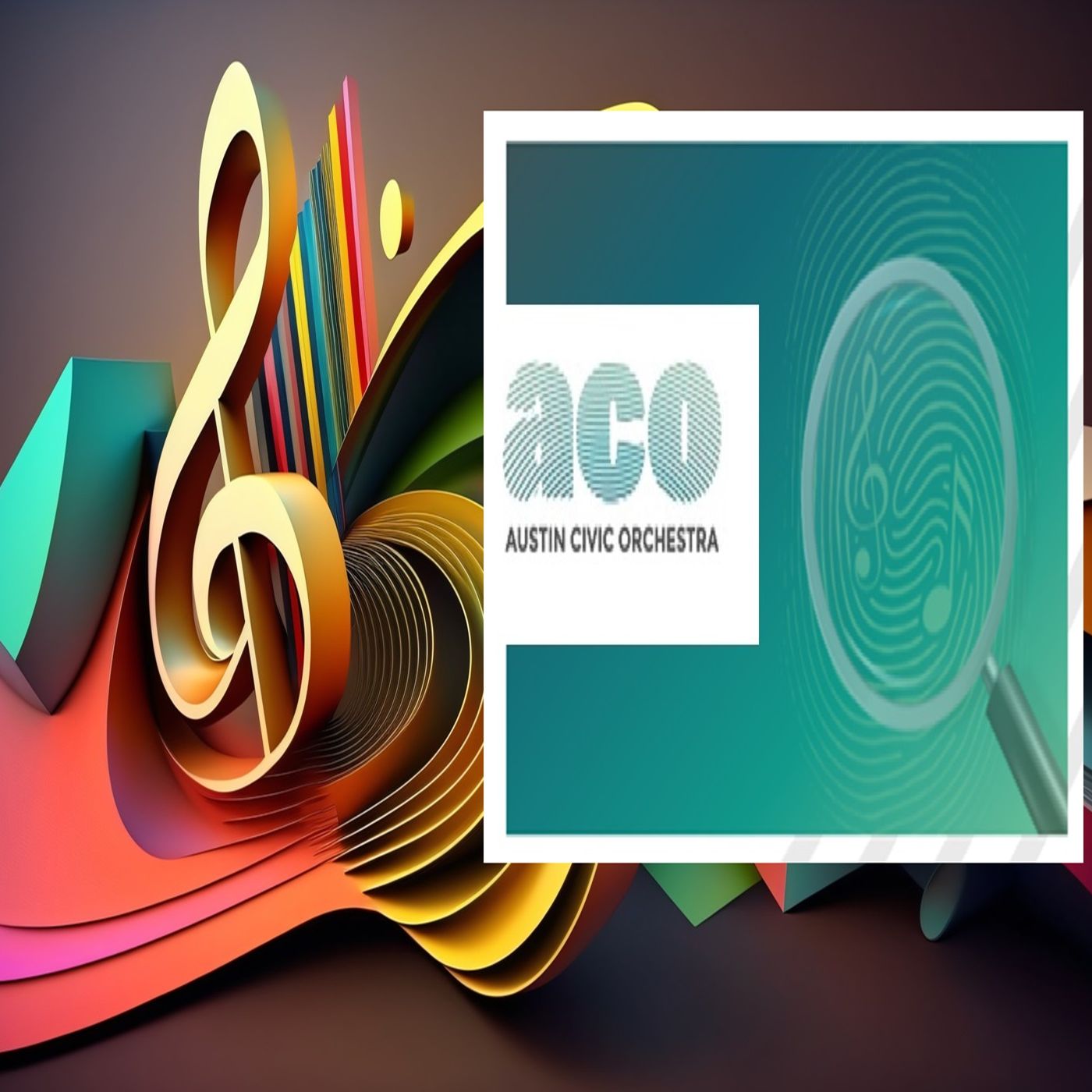 The All Volunteer Austin Civic Orchestra Fall Season.  On Staccato episode artwork