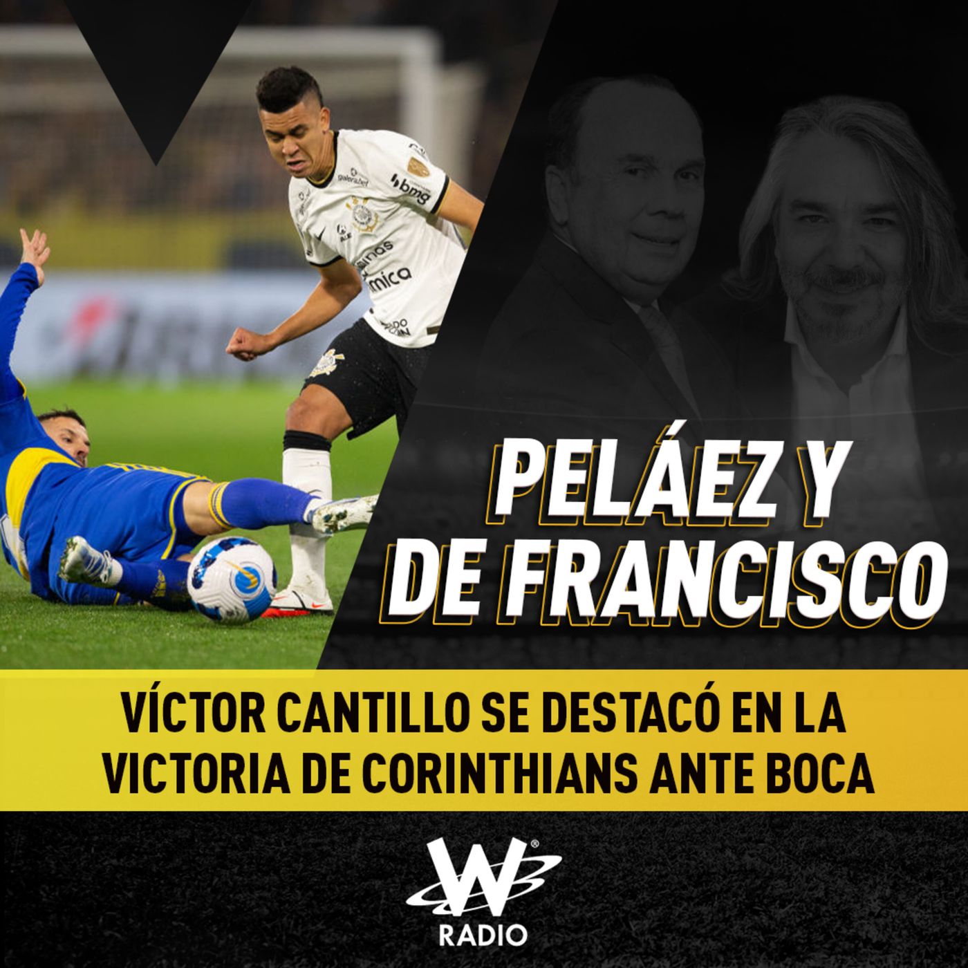 Víctor Cantillo se destacó en la victoria de Corinthians ante Boca