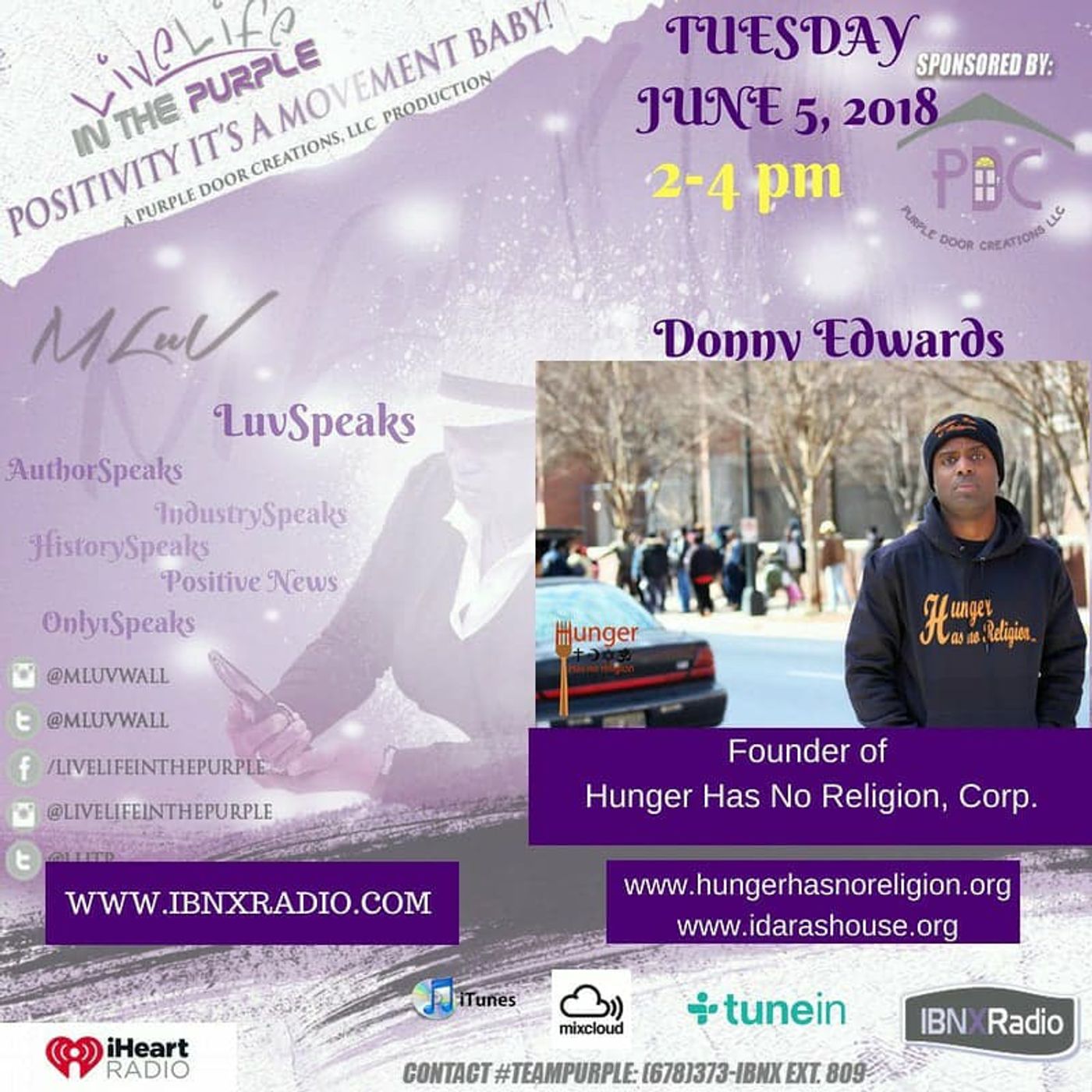 Live Life In The Purple