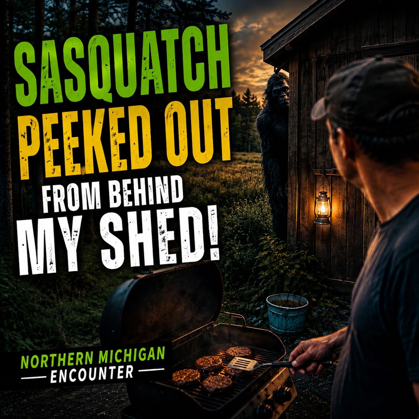 BIGFOOT ENCOUNTERS FROM THE SWAMPS OF MICHIGAN | I SAW A BIGFOOT PEEKING FROM BEHIND MY SHED
