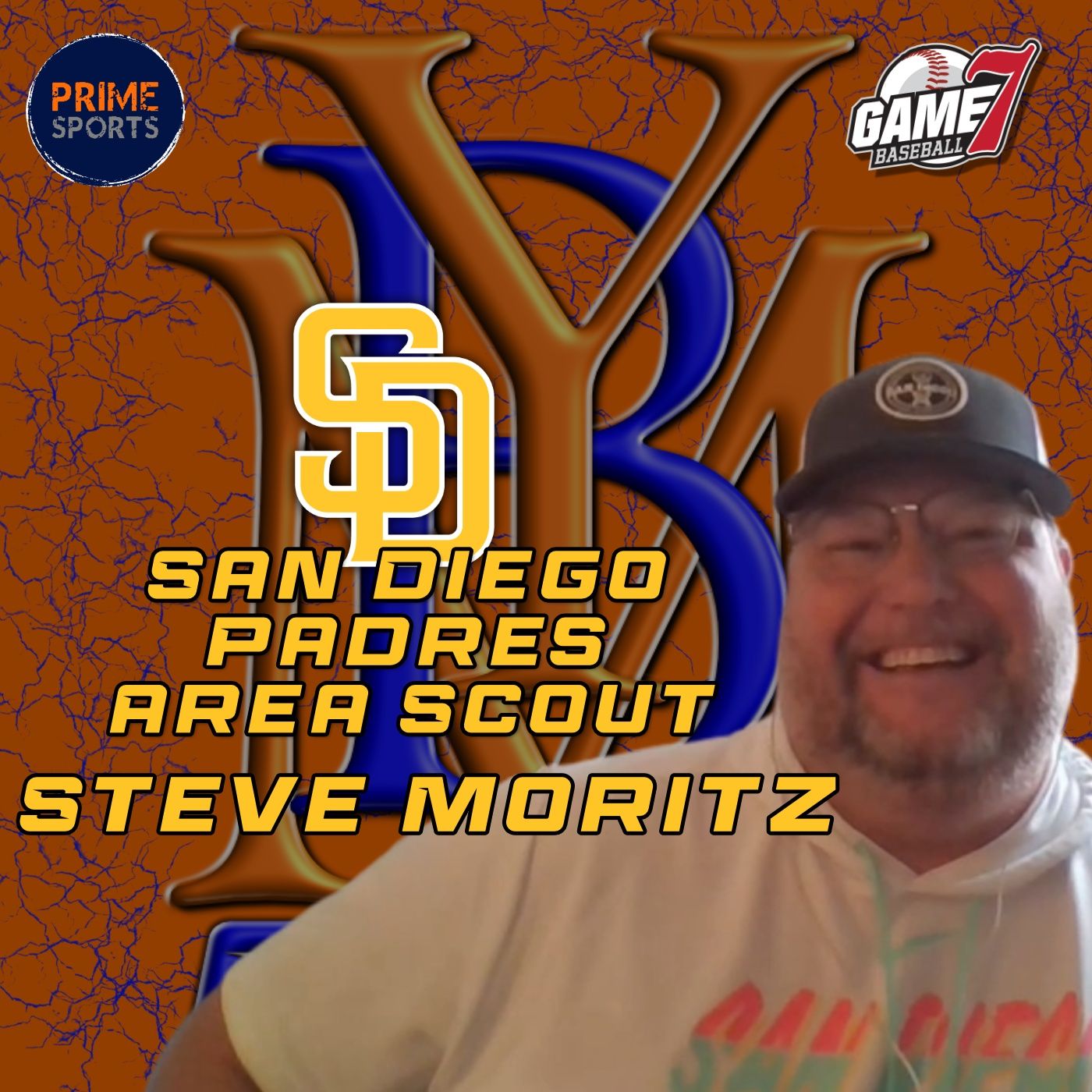 San Diego Padre's Area Scout Steve Moritz | YBMcast episode artwork