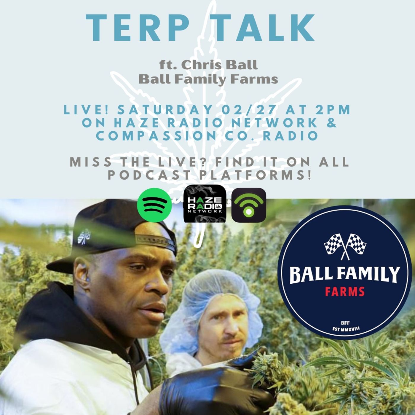 Terp Talks with Sarah Tokes ft. Chris Ball of Ball Family Farms & Baby Dabbs episode artwork