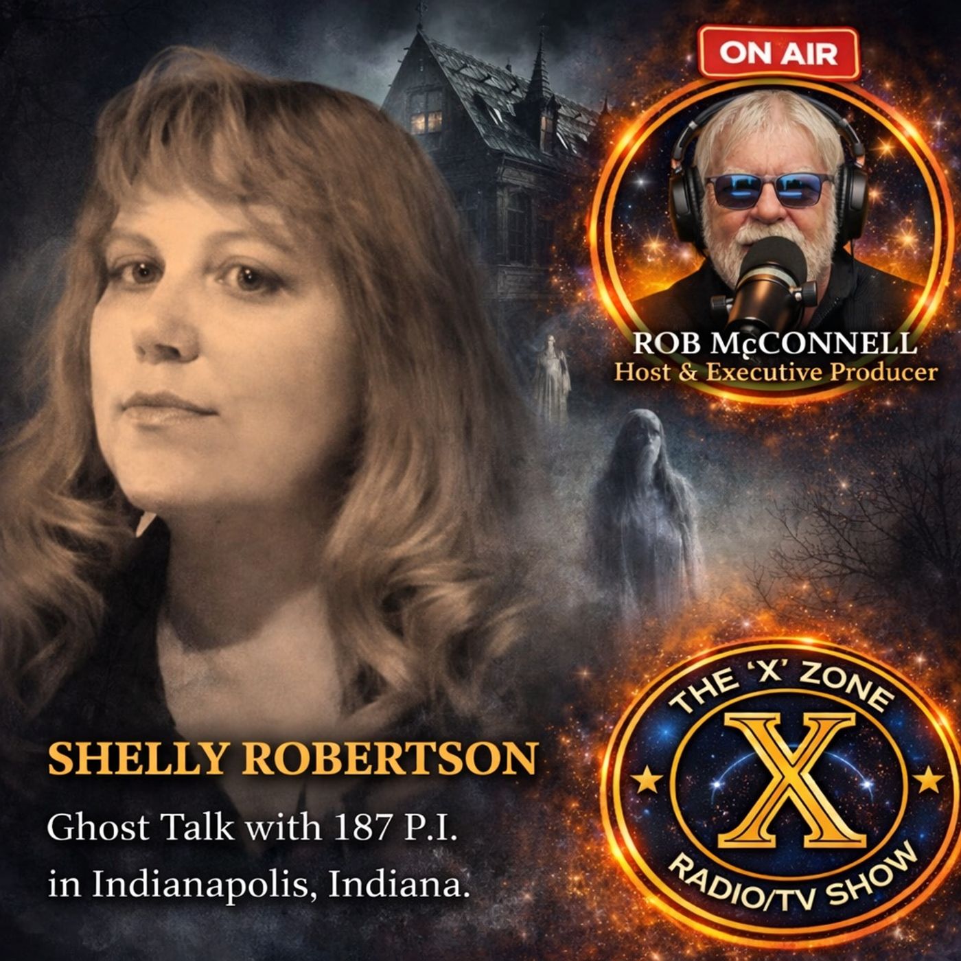 Rob McConnell Interviews - SHELLY ROBERTSON - Ghost Talk with 187 P.I. in Indianapolis, Indiana