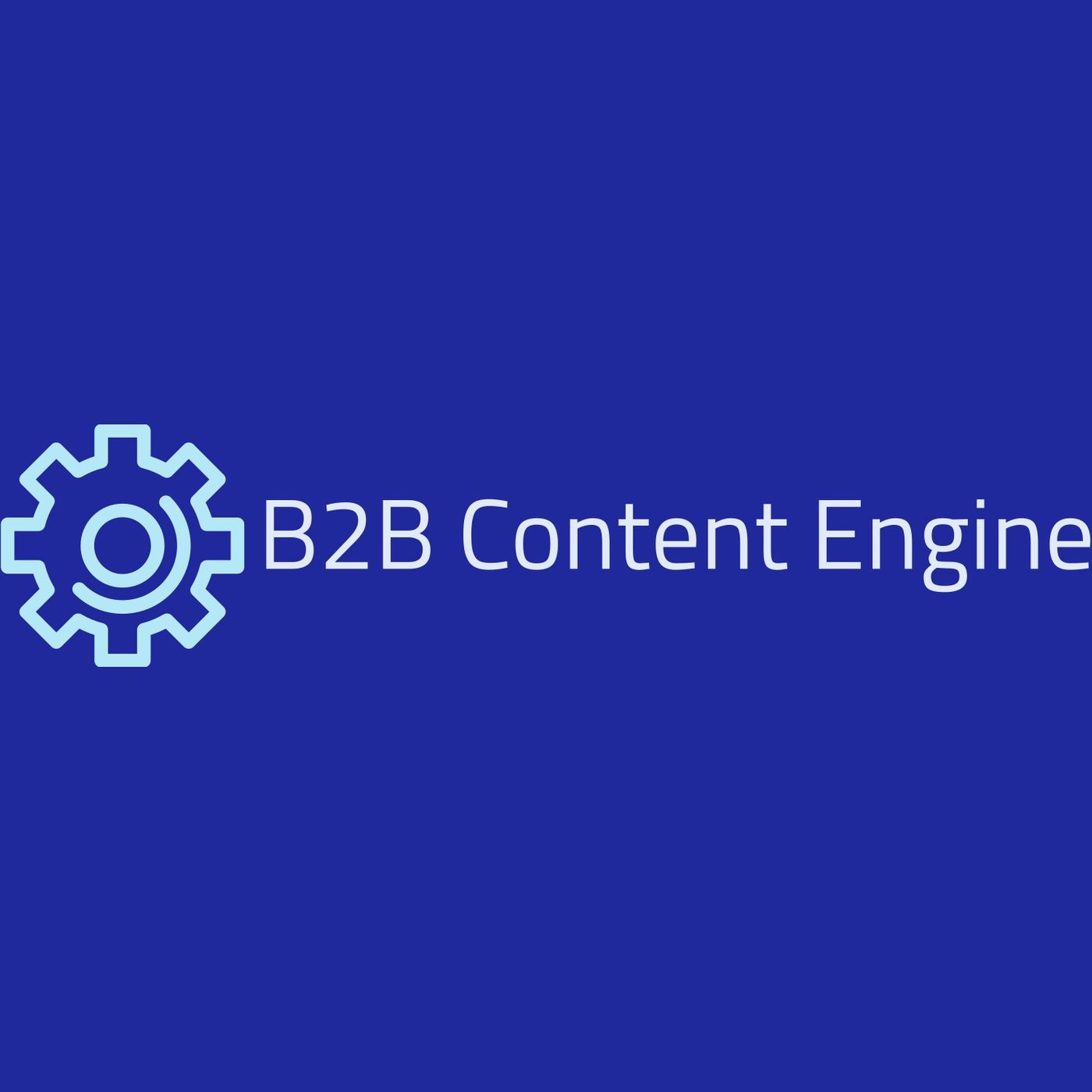 B2B Content Engine Show cover art