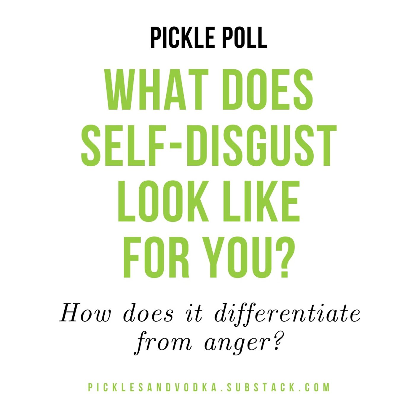 Pickles and Vodka: a Mental Health Podcast