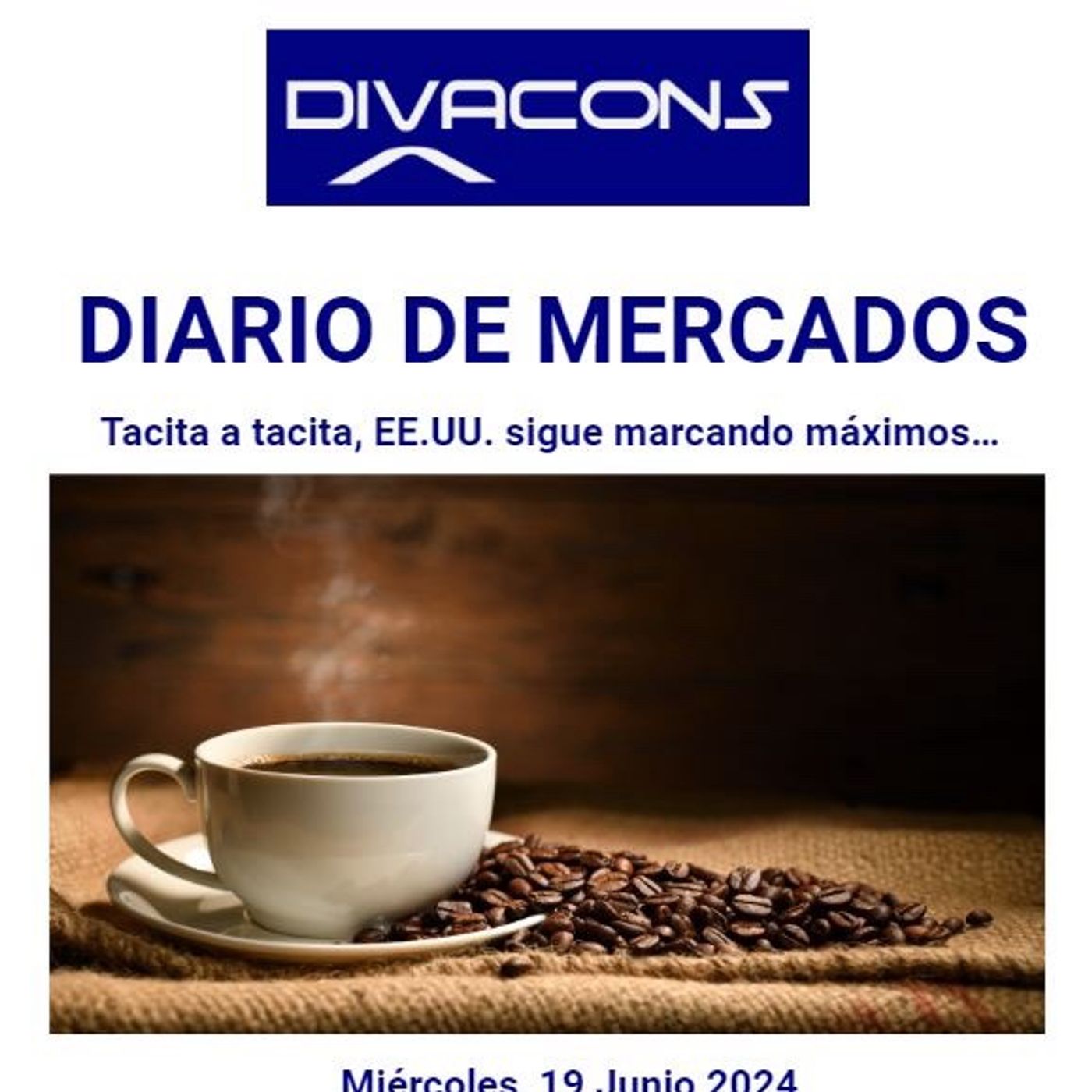 PODCAST en abierto DIARIO DE MERCADOS Miércoles 19 Junio episode artwork