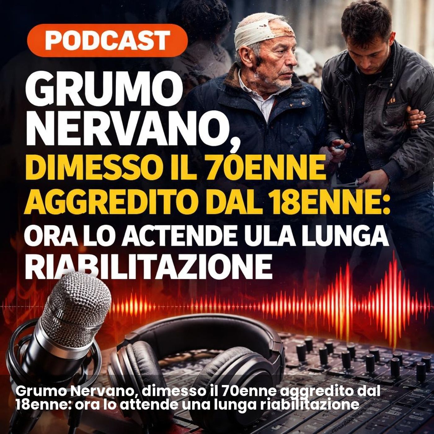 Grumo Nervano, dimesso il 70enne aggredito dal 18enne: ora lo attende una lunga riabilitazione episode artwork