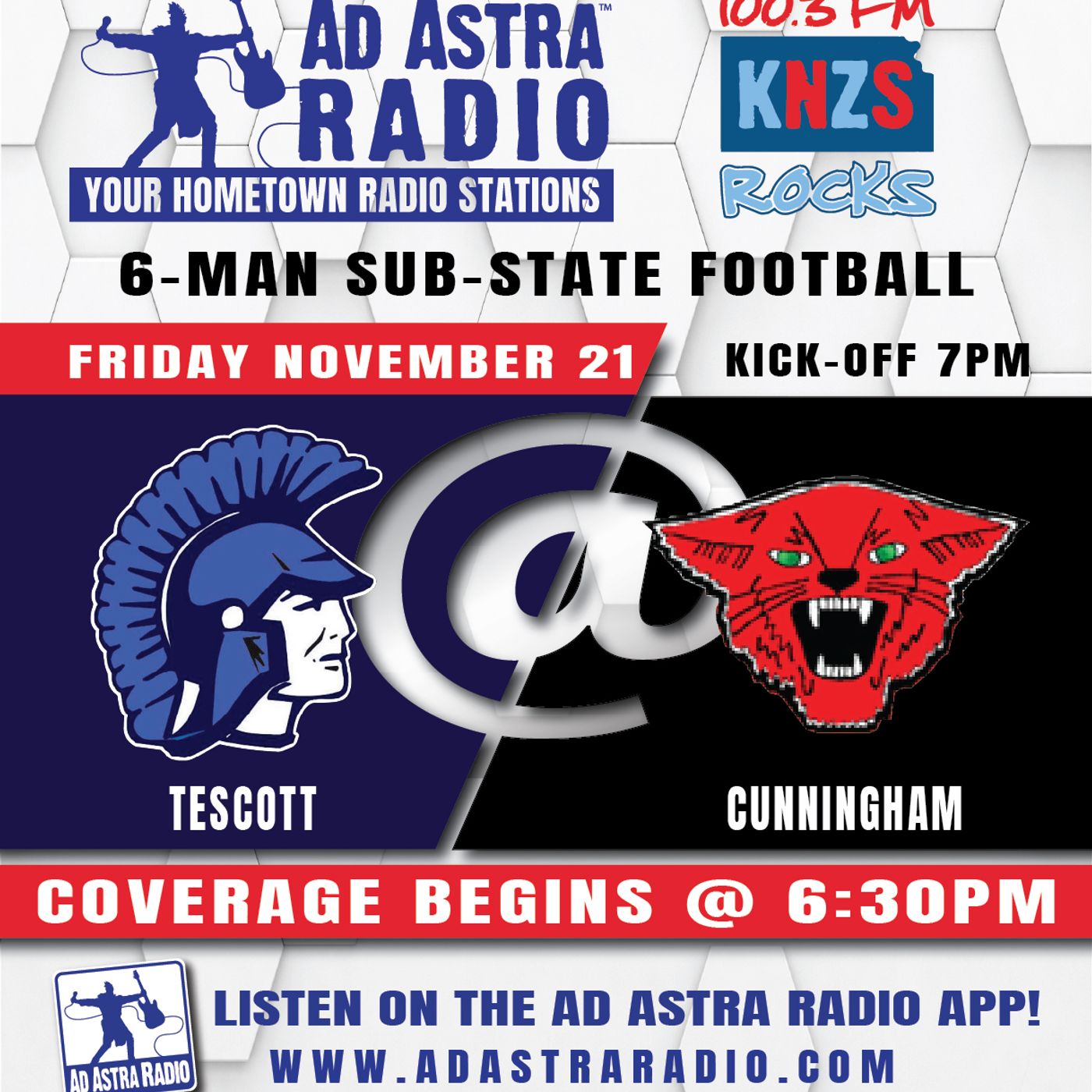 Tescott Trojans at Cunningham Wildcats Football (November 21, 2025) episode artwork