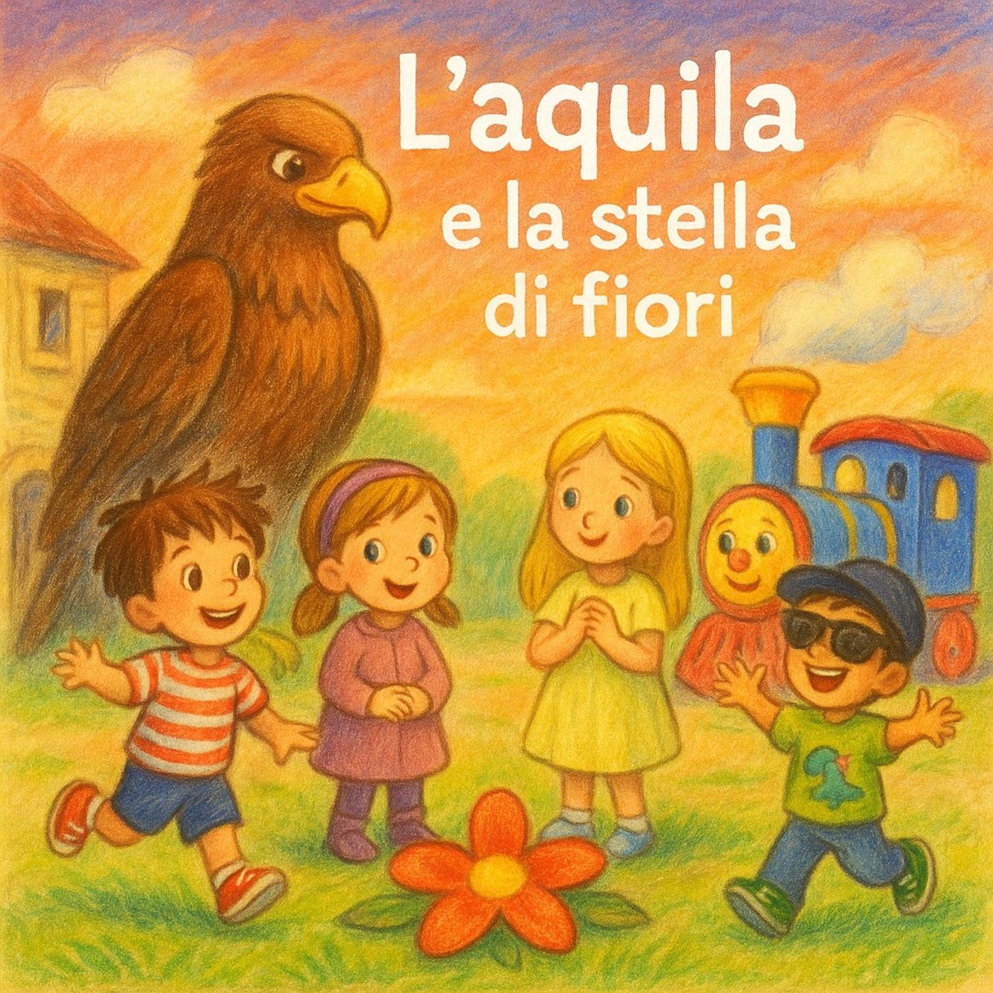 L'aquila e la stella di fiori