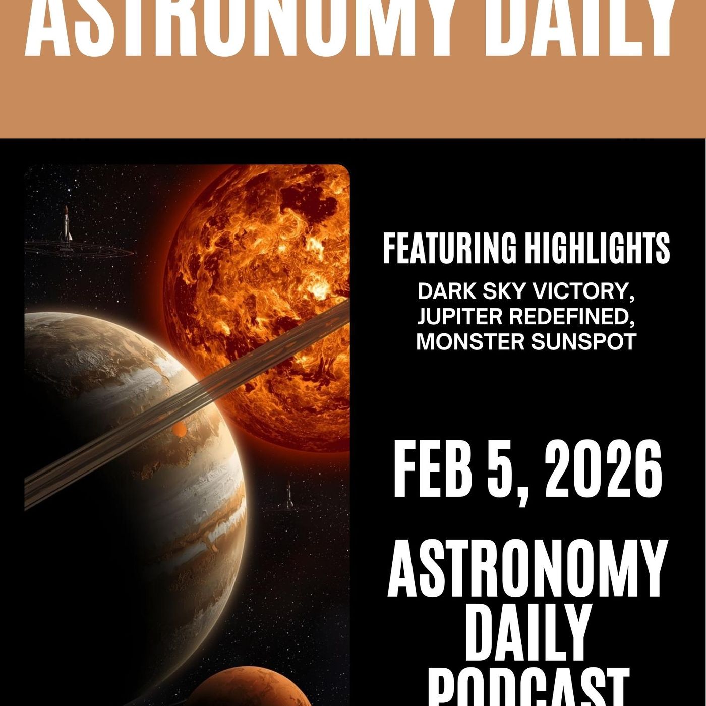 Dark Sky Victory, Jupiter Redefined, and Monster Sunspot Faces Earth
