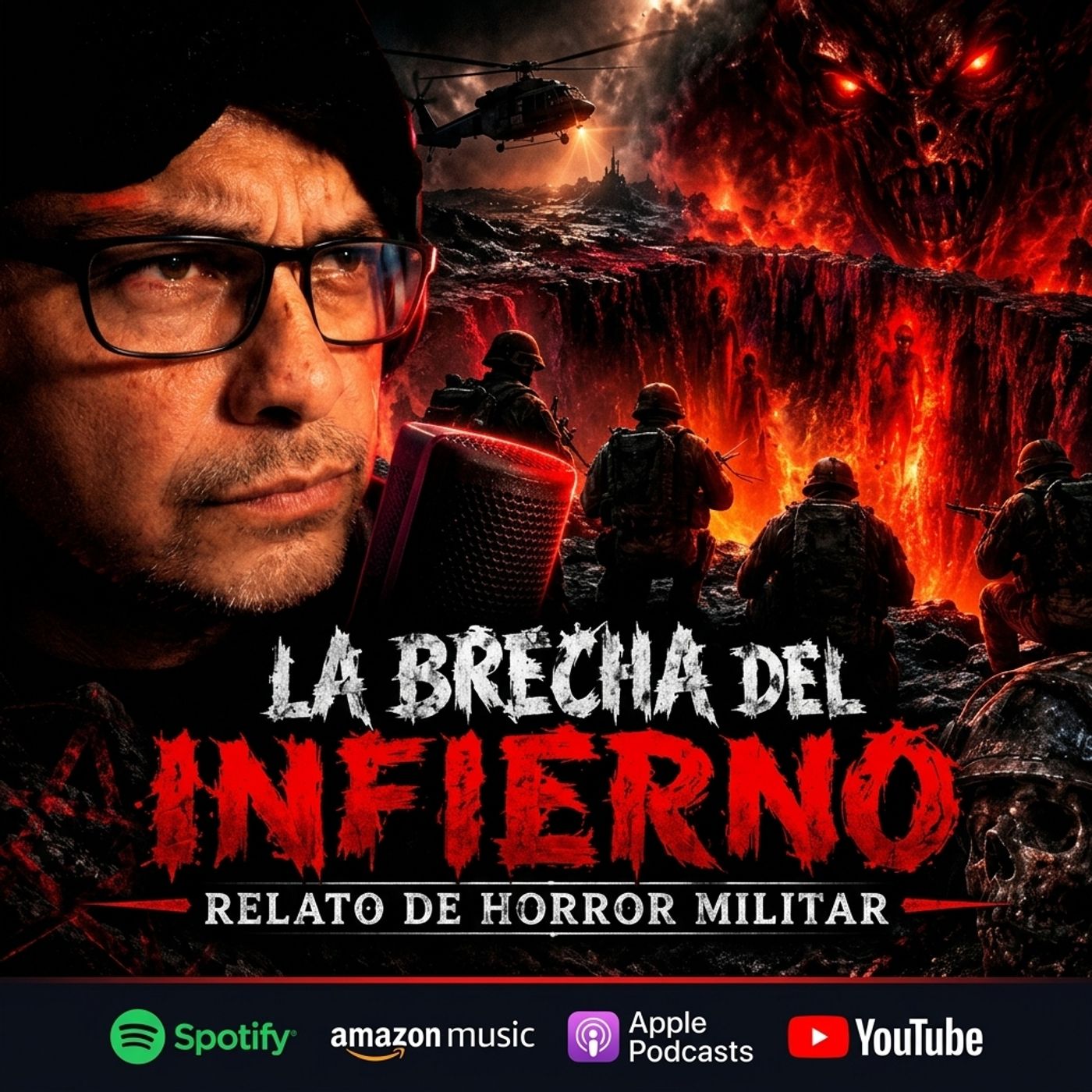 Portada de El HorrorCast de Eduardo Liñán