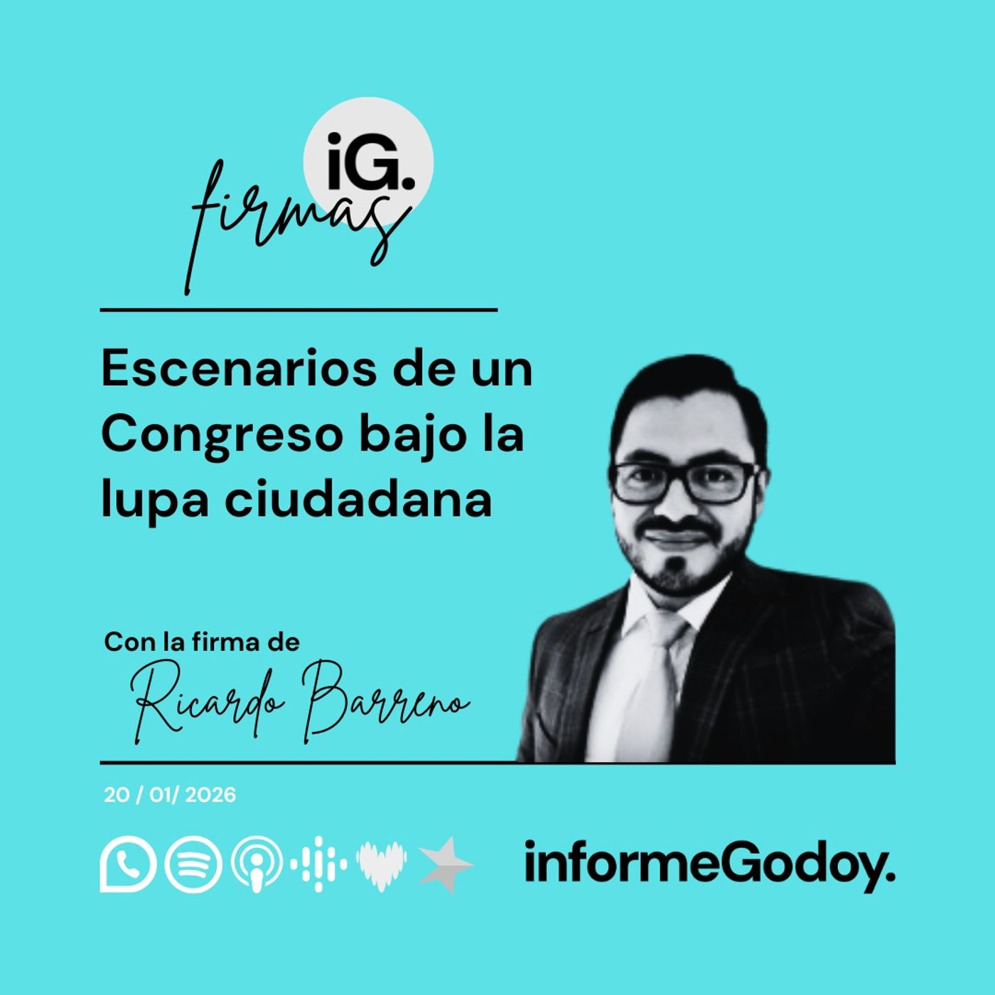 Escenarios de un Congreso bajo la lupa ciudadana | Ricardo Barreno episode artwork