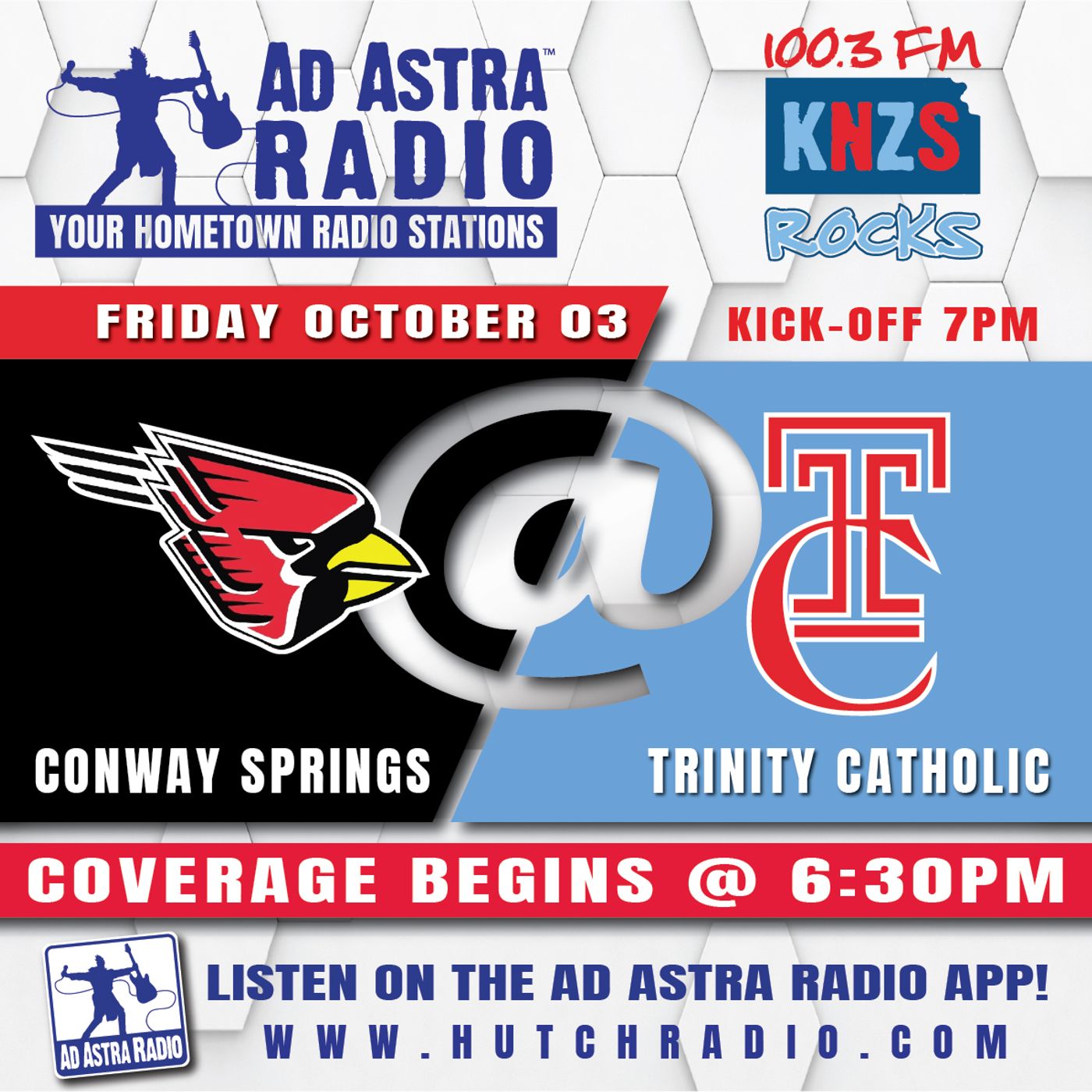 Conway Springs Cardinals at Hutchinson Trinity Celtics Football (October 3, 2025) episode artwork