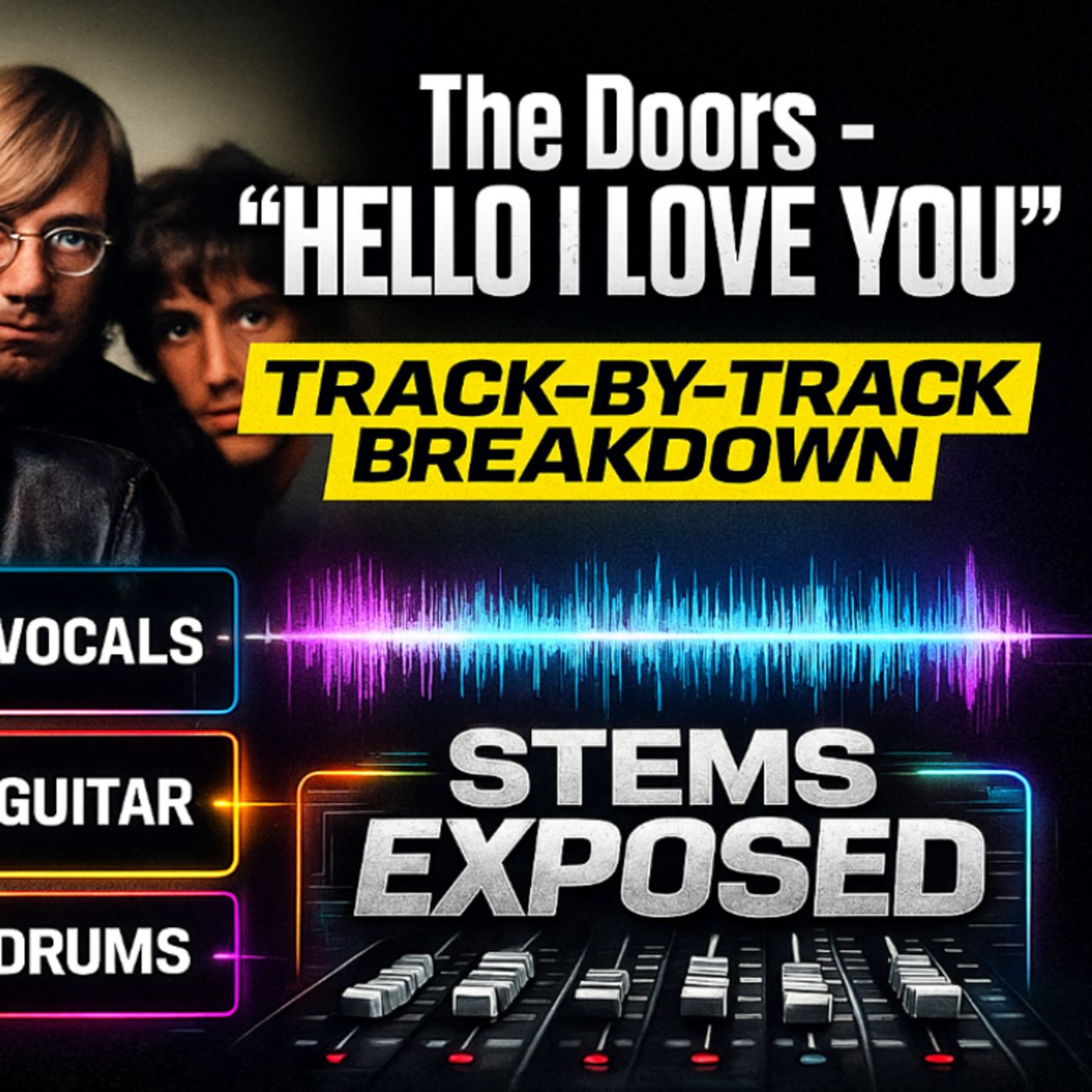What's Hiding in 'Hello I love You' - The Doors Somg Breakdown (Isolated Stems)