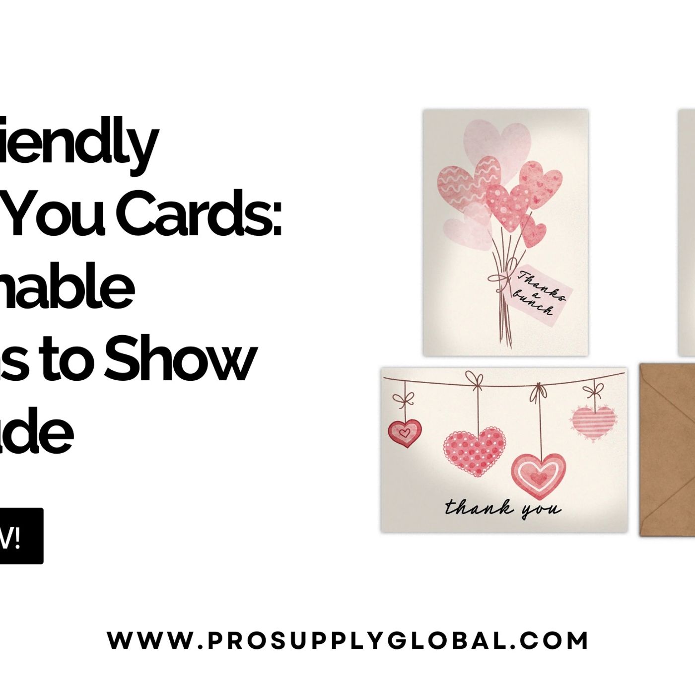 Eco-Friendly Thank You Cards