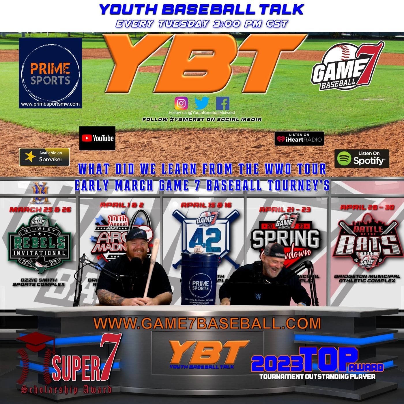 What did we Learn from the 2023 WWO Tour? G7 Baseball Tourney Preview | Youth Baseball Talk episode artwork