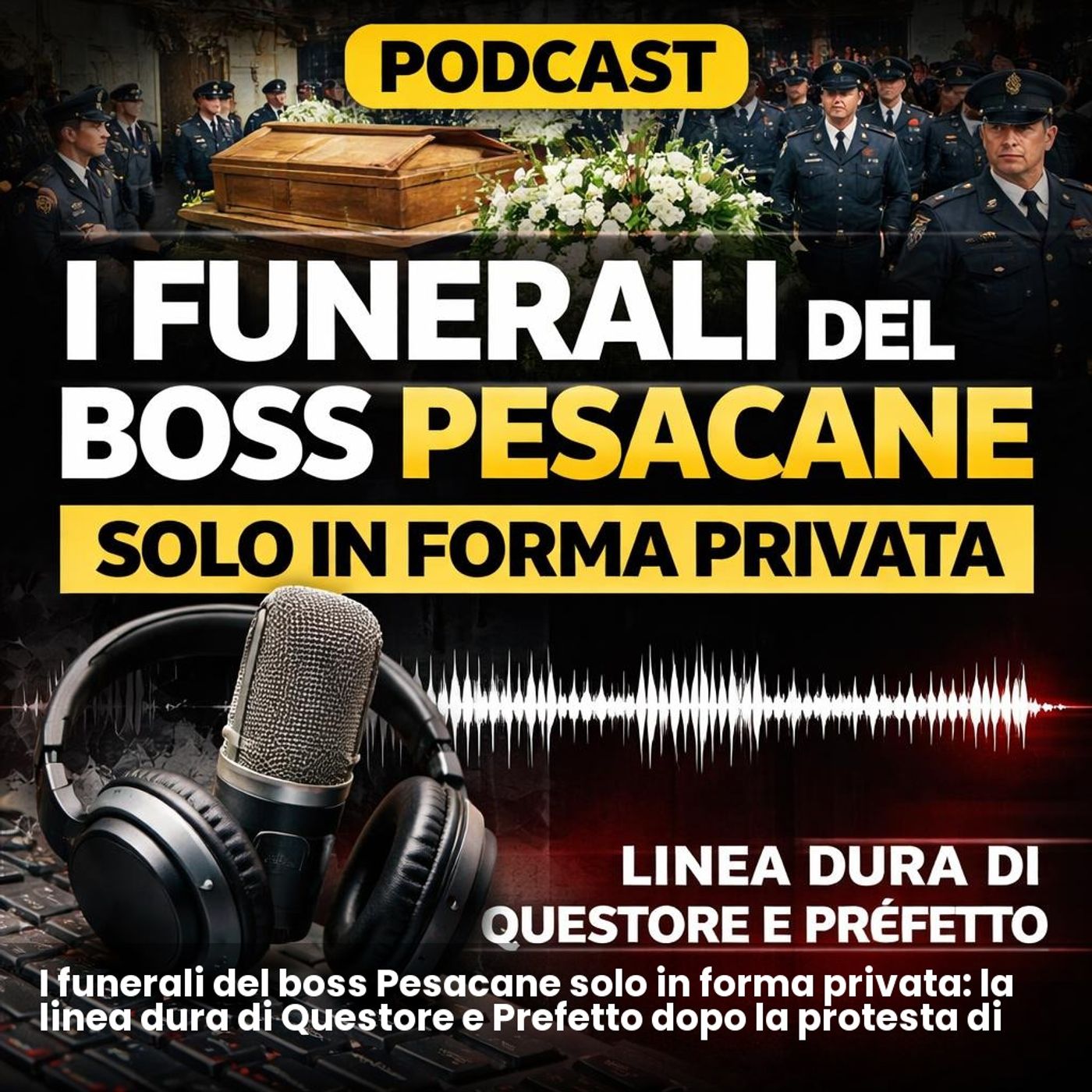 I funerali del boss Pesacane solo in forma privata: la linea dura di Questore e Prefetto dopo la protesta di Libera episode artwork