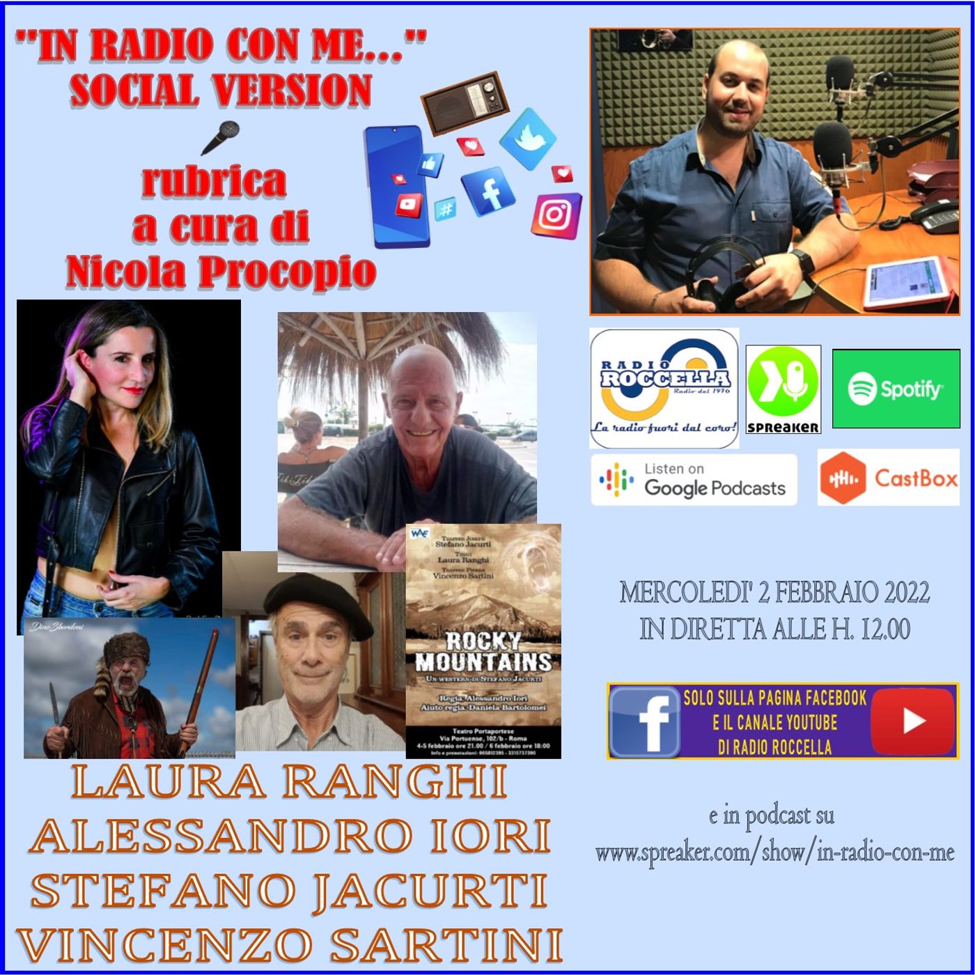 In Radio con me - Intervista a 4 attori per Rocky Mountains 02-02-2022