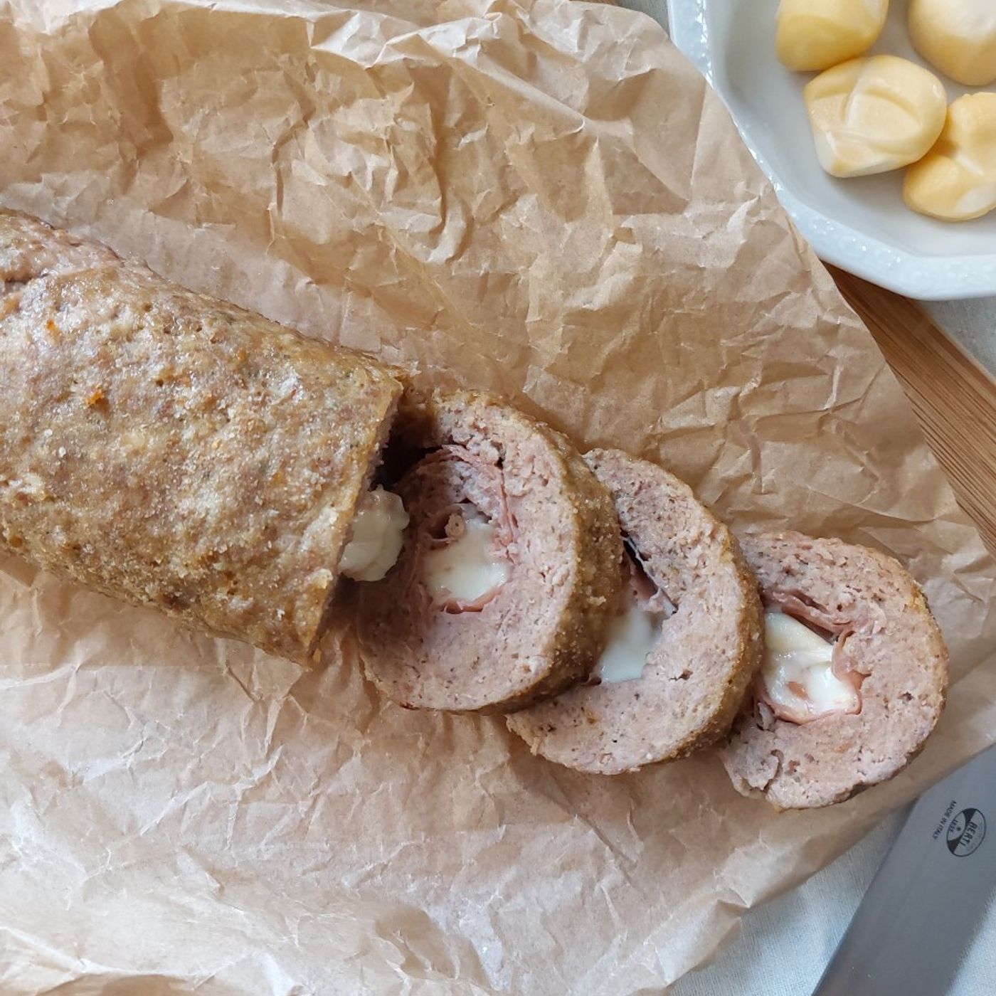 Polpettone con scamorza e prosciutto al forno episode artwork
