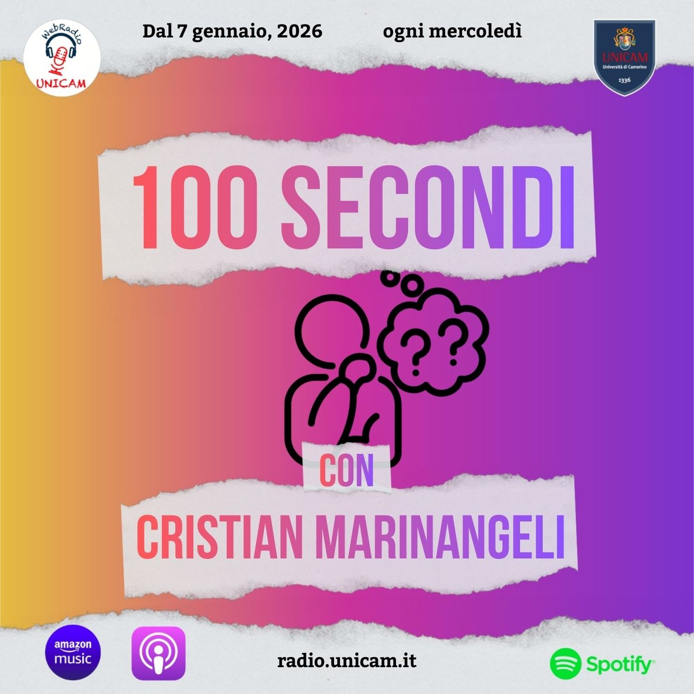 100 secondi con Cristian Marinangeli - Unicam