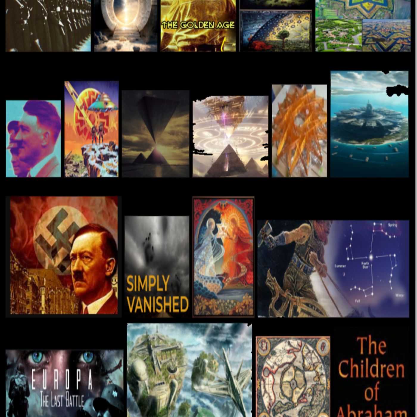 S3 E 7 Part 1 HITLER, DEAD OR ALIVE, ARGENTINA, EARTH ALLIANCE STARFORT BEYOND EARTH'S BORDERS, ISRAEL PALESTINE CONFLICT REAL?, BLACK GOO, episode artwork