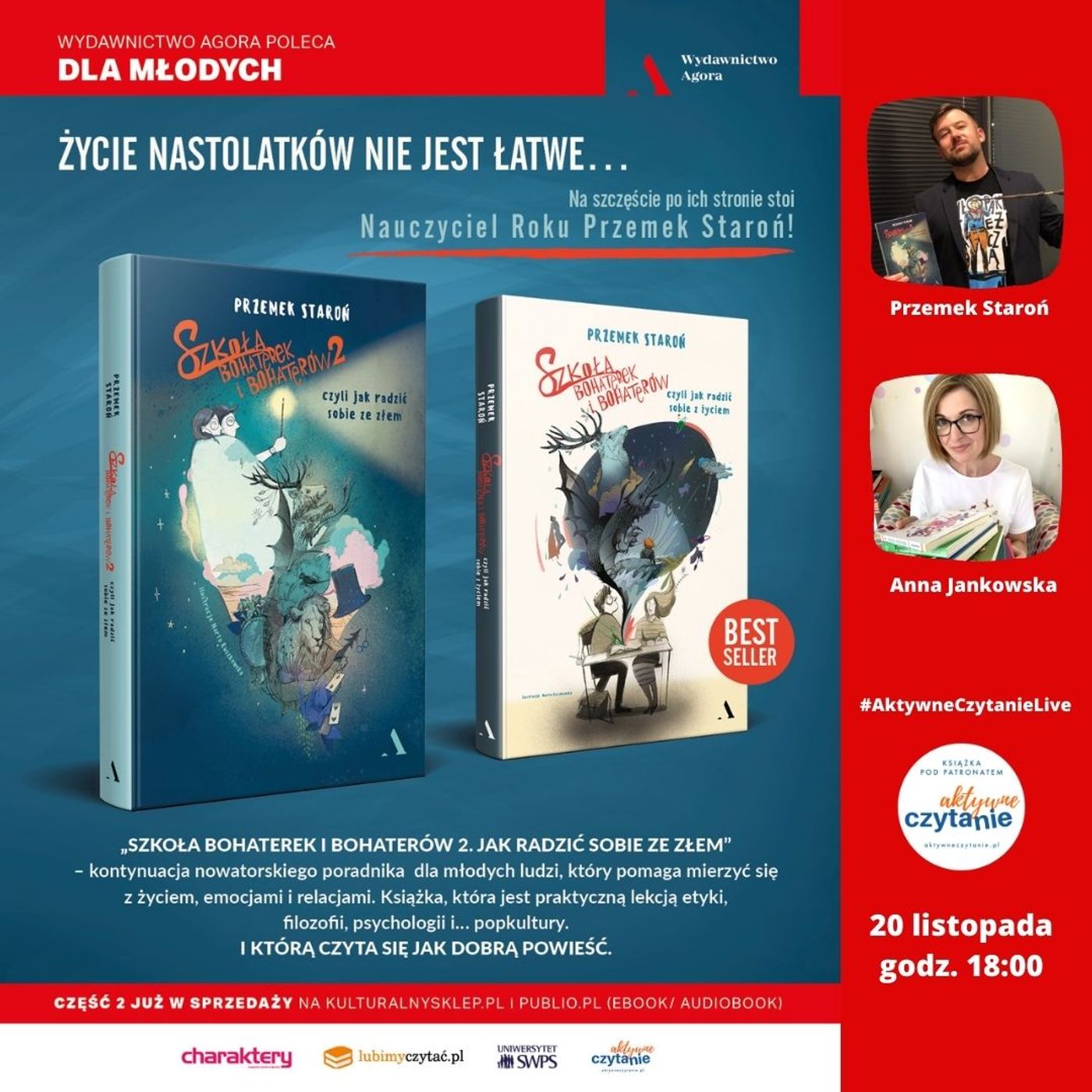 Aktywne Czytanie - książki dla dzieci i młodzieży