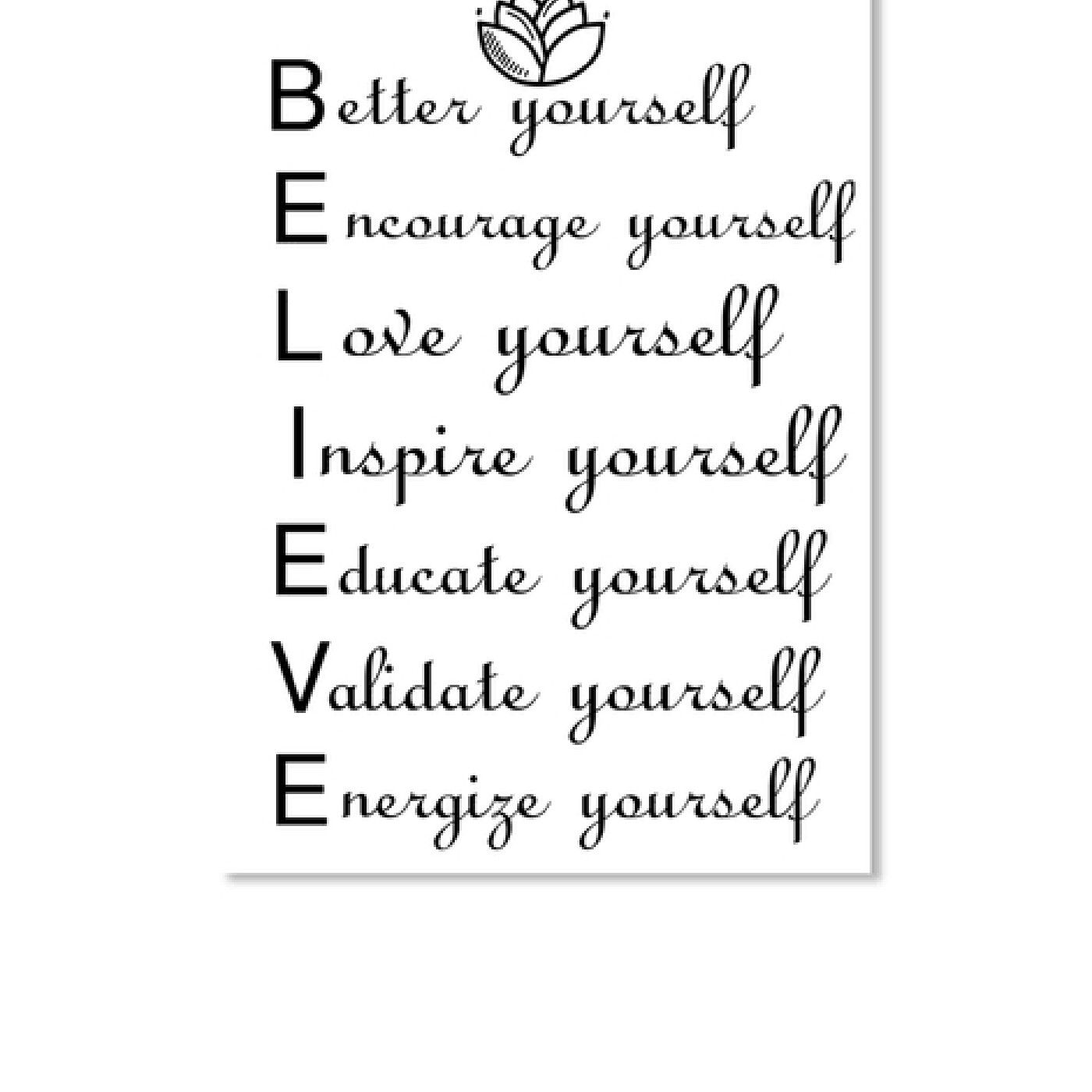 Belive In Yourself