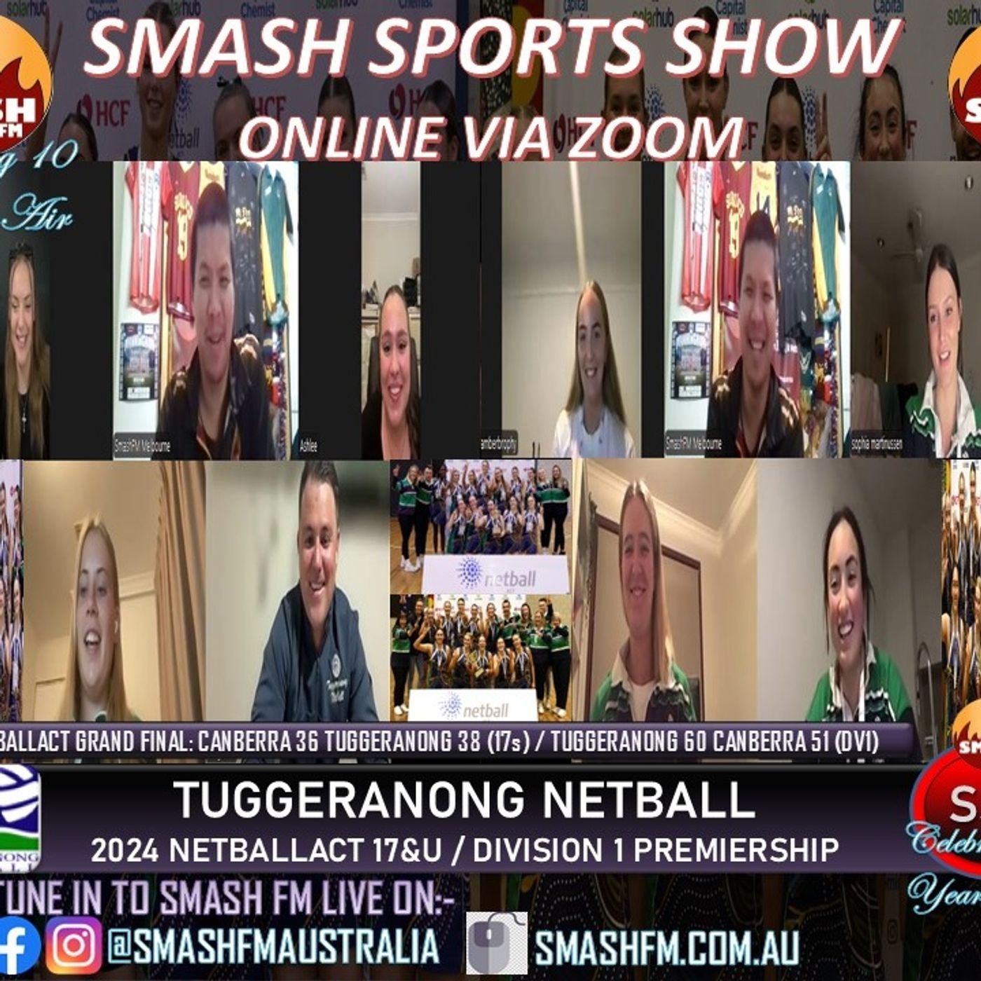 SSS10THYR: Tuggeranong Netball Association State League Div 1 & 17U Premiership Interviews 250924