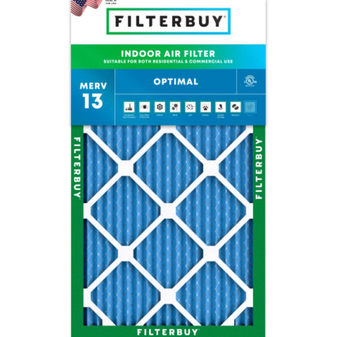 Best MERV 13 15x30.75x1 Furnace & HVAC Air Conditioner Filters