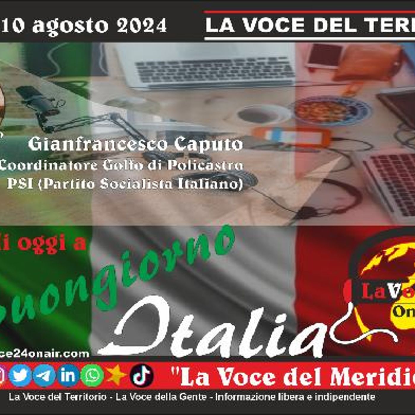 BUONGIORNO ITALIA Magazine settimanale di approfondimento con ospiti - puntata del 10 agosto 2024 – Parte 2° episode artwork