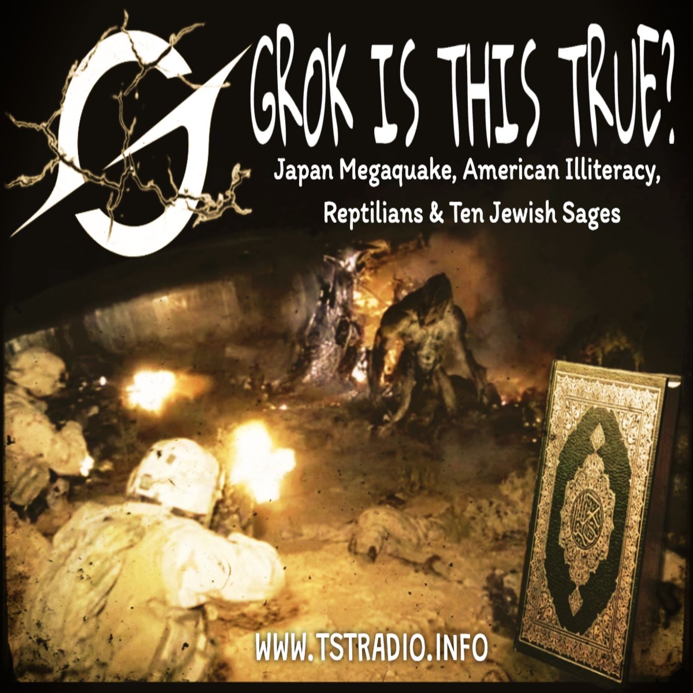 GROK is this True? Japan Megaquake, American Illiteracy, Reptilians & Ten Jewish Sages 101626