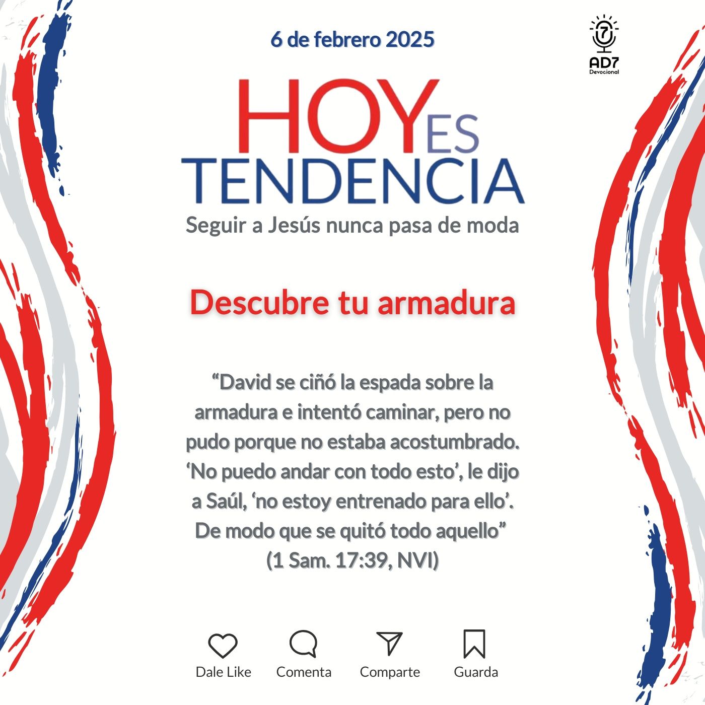 Descubre tu armadura ~ Devocional de Jóvenes ~ 6 de febrero 2025