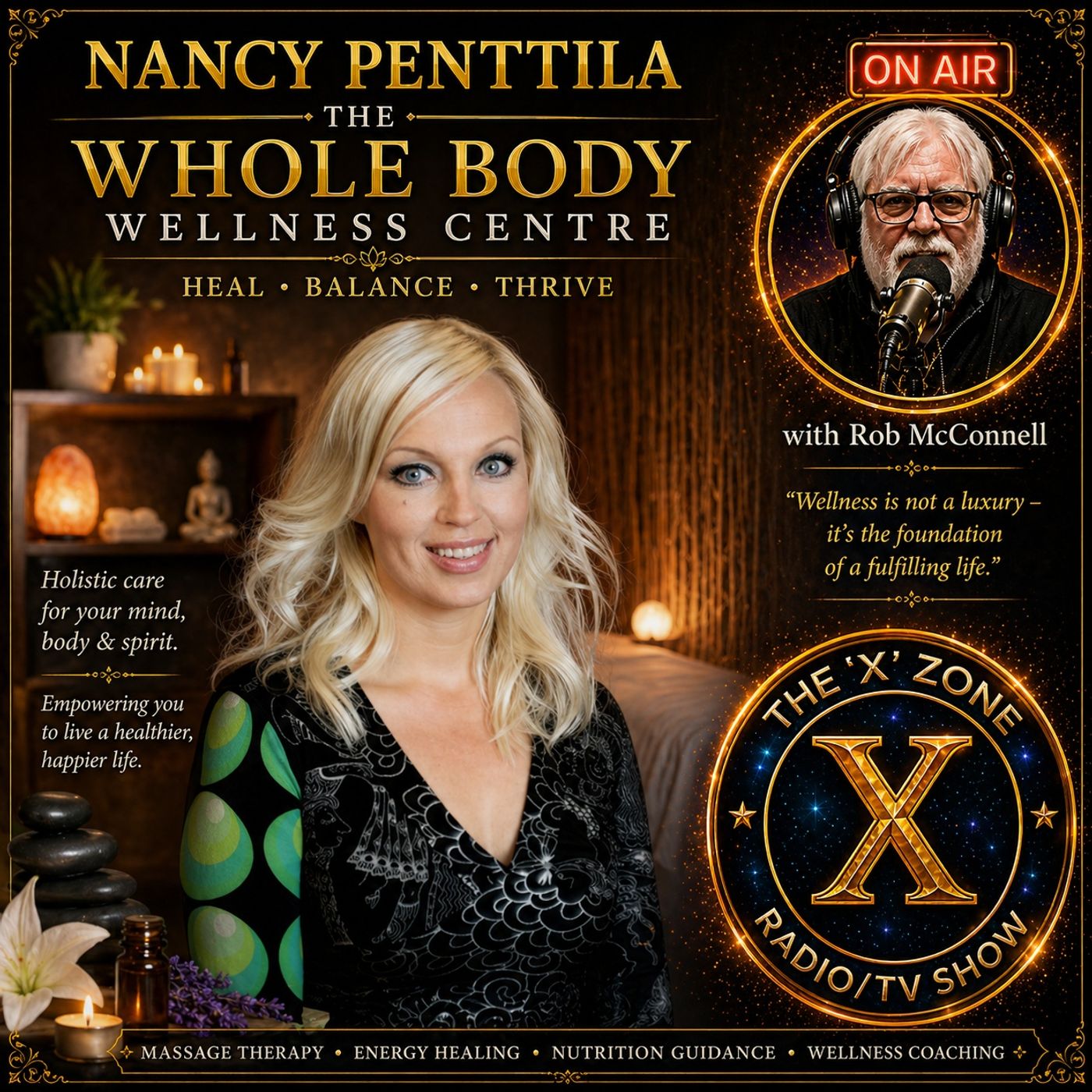 Rob McConnell Interviews - NANCY PENTTILA - The Whole Body Wellness Centre