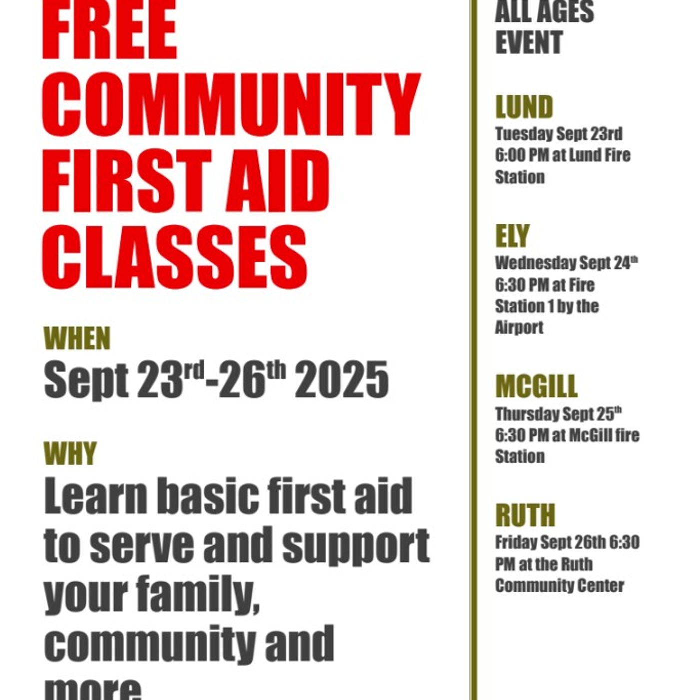 Preparedness Month-First Aid Training episode artwork