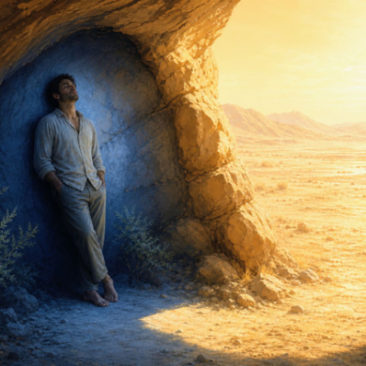 „Gott ist dein Schatten zu deiner Rechten." —
Er stellt sich zwischen dich und das, was brennt. episode artwork