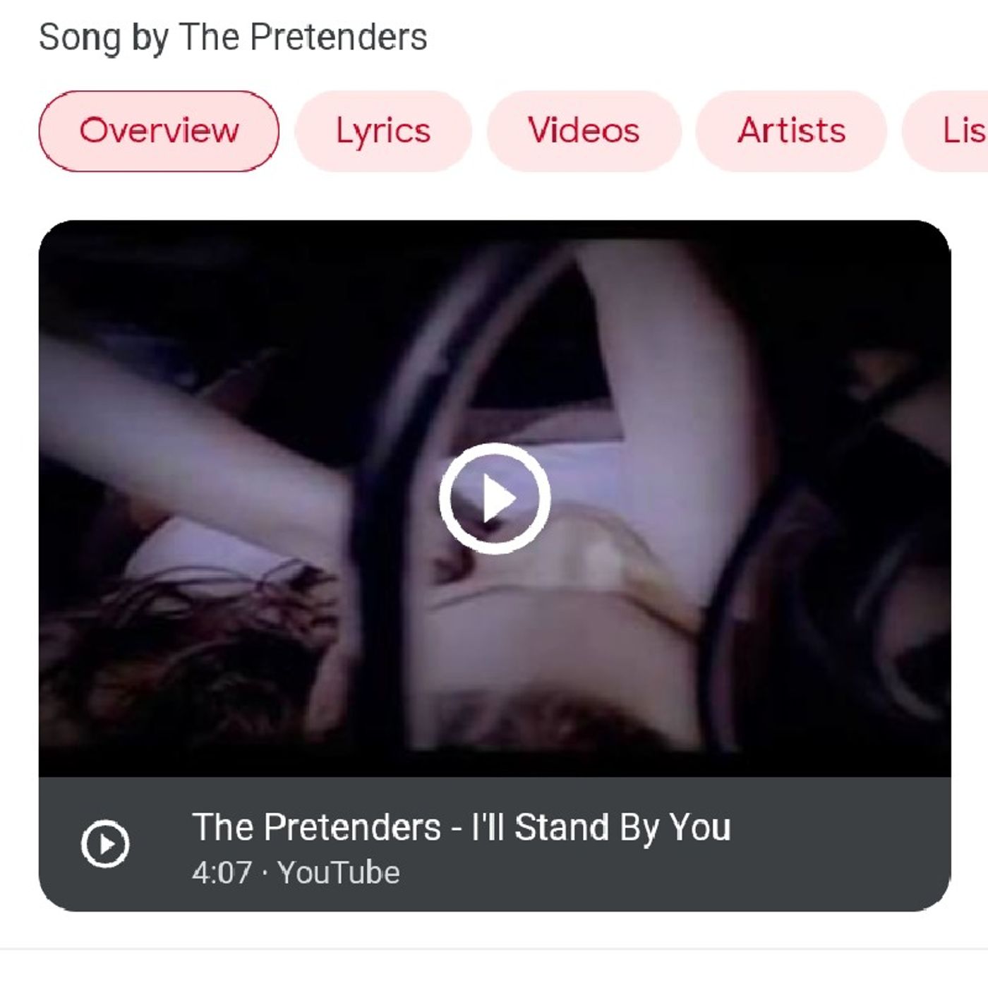 I'll Stand By You - The Pretenders episode artwork