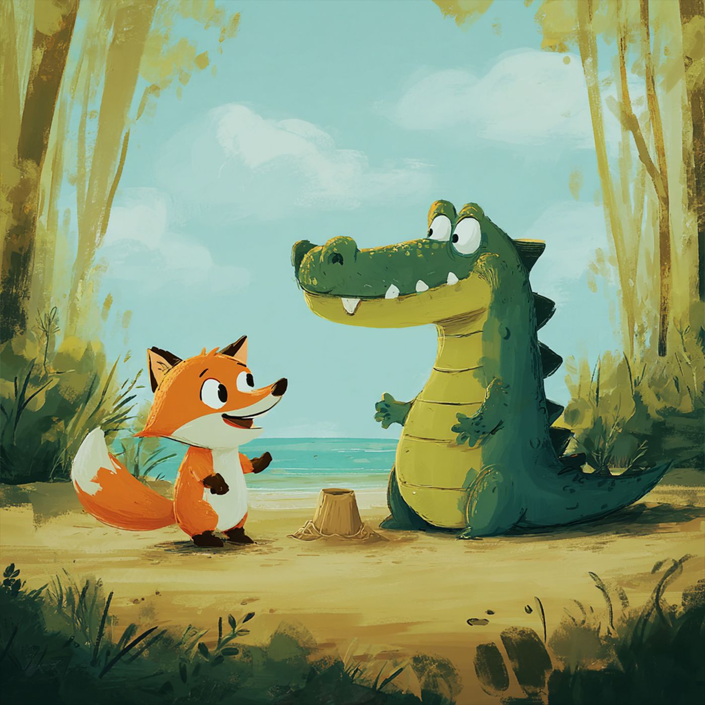 How the Fox and the Crocodile Argued and Then Made Up 🦊🐊 Kids Story for Sleep How the Fox and the Crocodile Argued and Then Made Up 🦊🐊 Kids Story for Sleep
