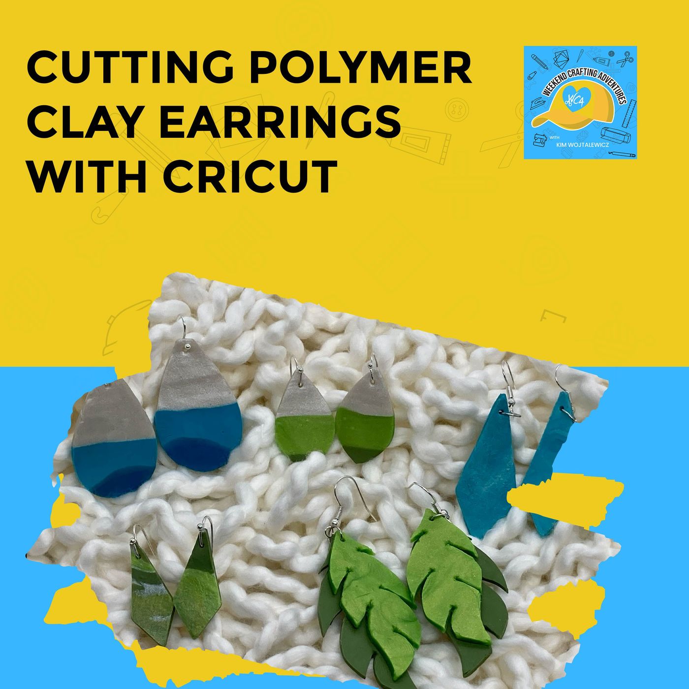 Cutting Polymer Clay Earrings With Cricut