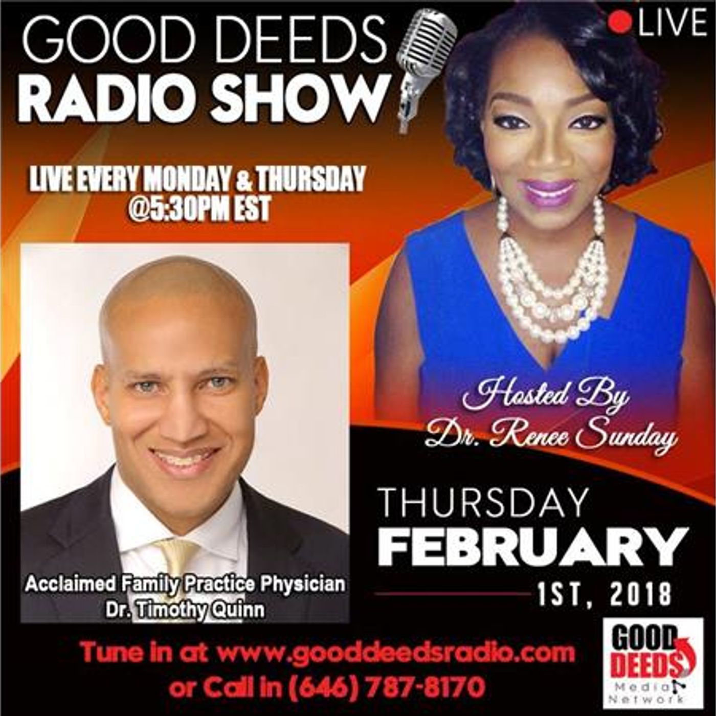Highly Acclaimed Family Practice Physician Dr. Timothy Quinn shares on GD episode artwork