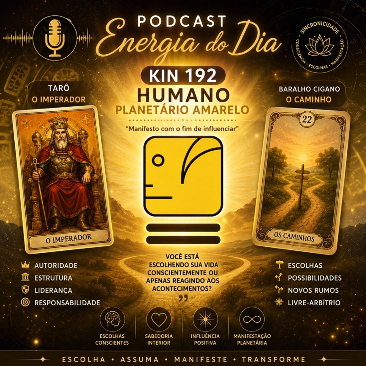 Energia do Dia  Kin 192 – Humano Planetário Amarelo episode artwork