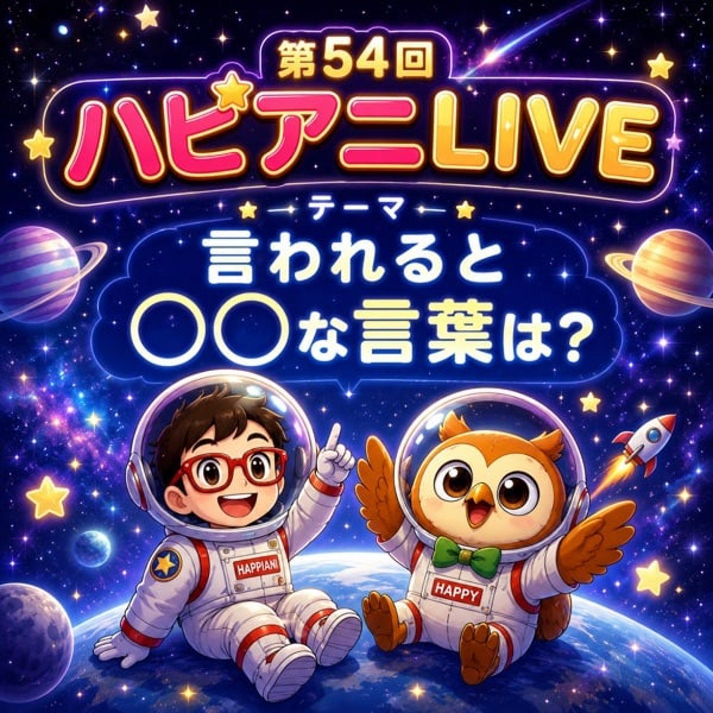 「言われると◯◯な言葉は？」ハピアニLIVE🦉🦭✨ episode artwork